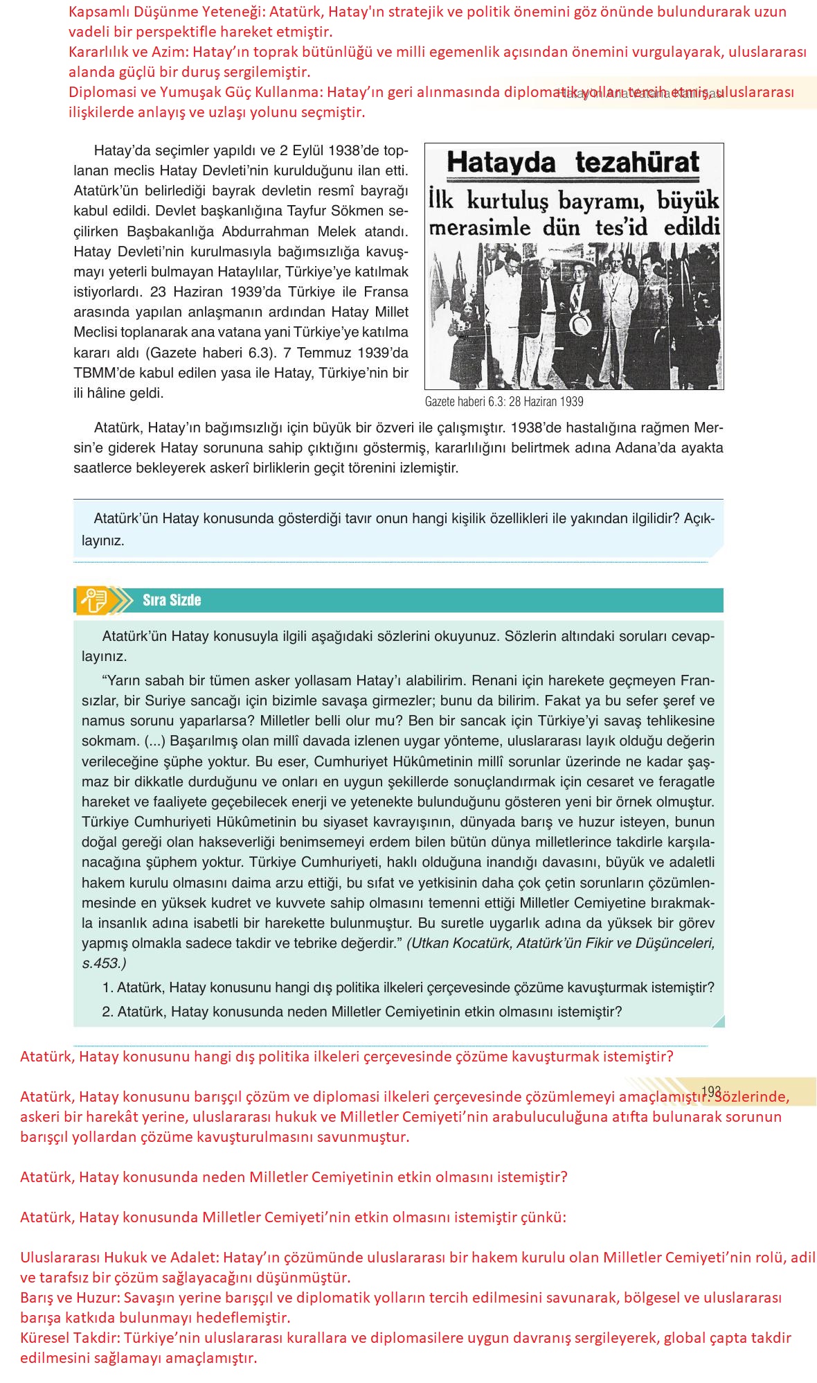 8. Sınıf Semih Ofset Sek Yayınları İnkılap Tarihi Ve Atatürkçülük Ders Kitabı Sayfa 193 Cevapları 8. Sınıf Semih Ofset Sek Yayınları İnkılap Tarihi Ve Atatürkçülük Ders Kitabı Sayfa 193 Cevapları