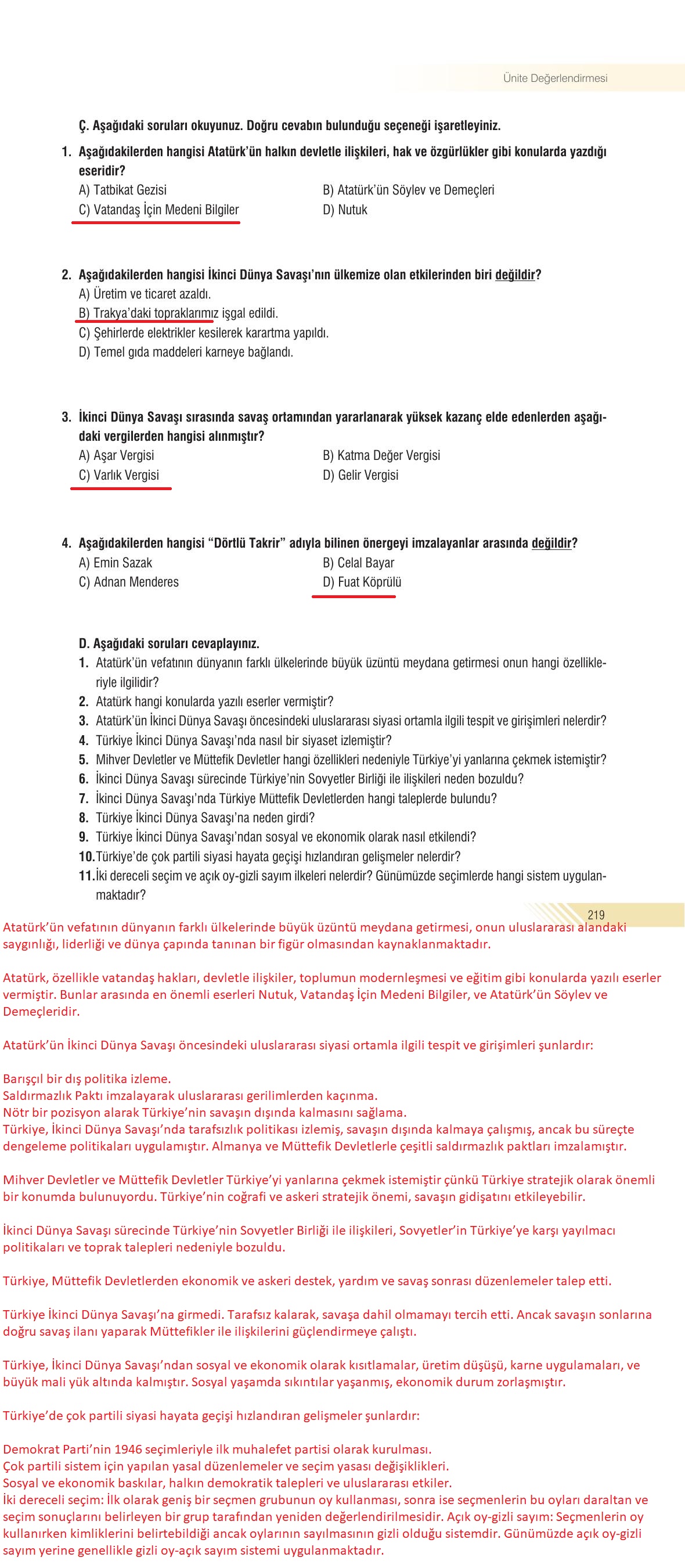 8. Sınıf Semih Ofset Sek Yayınları İnkılap Tarihi Ve Atatürkçülük Ders Kitabı Sayfa 219 Cevapları 8. Sınıf Semih Ofset Sek Yayınları İnkılap Tarihi Ve Atatürkçülük Ders Kitabı Sayfa 219 Cevapları