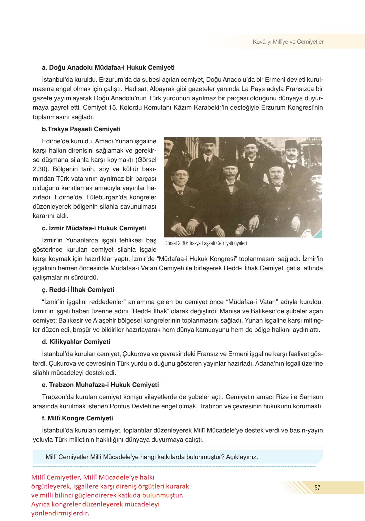 8. Sınıf Semih Ofset Sek Yayınları İnkılap Tarihi Ve Atatürkçülük Ders Kitabı Sayfa 57 Cevapları 8. Sınıf Semih Ofset Sek Yayınları İnkılap Tarihi Ve Atatürkçülük Ders Kitabı Sayfa 57 Cevapları