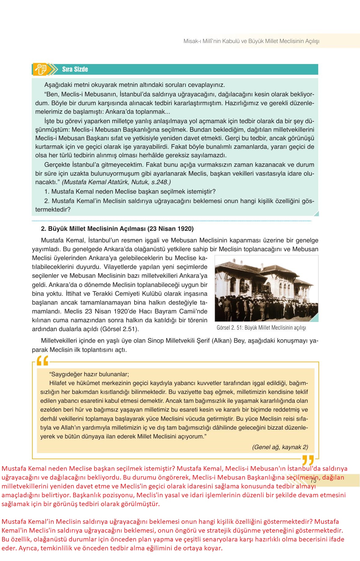 8. Sınıf Semih Ofset Sek Yayınları İnkılap Tarihi Ve Atatürkçülük Ders Kitabı Sayfa 75 Cevapları 8. Sınıf Semih Ofset Sek Yayınları İnkılap Tarihi Ve Atatürkçülük Ders Kitabı Sayfa 75 Cevapları
