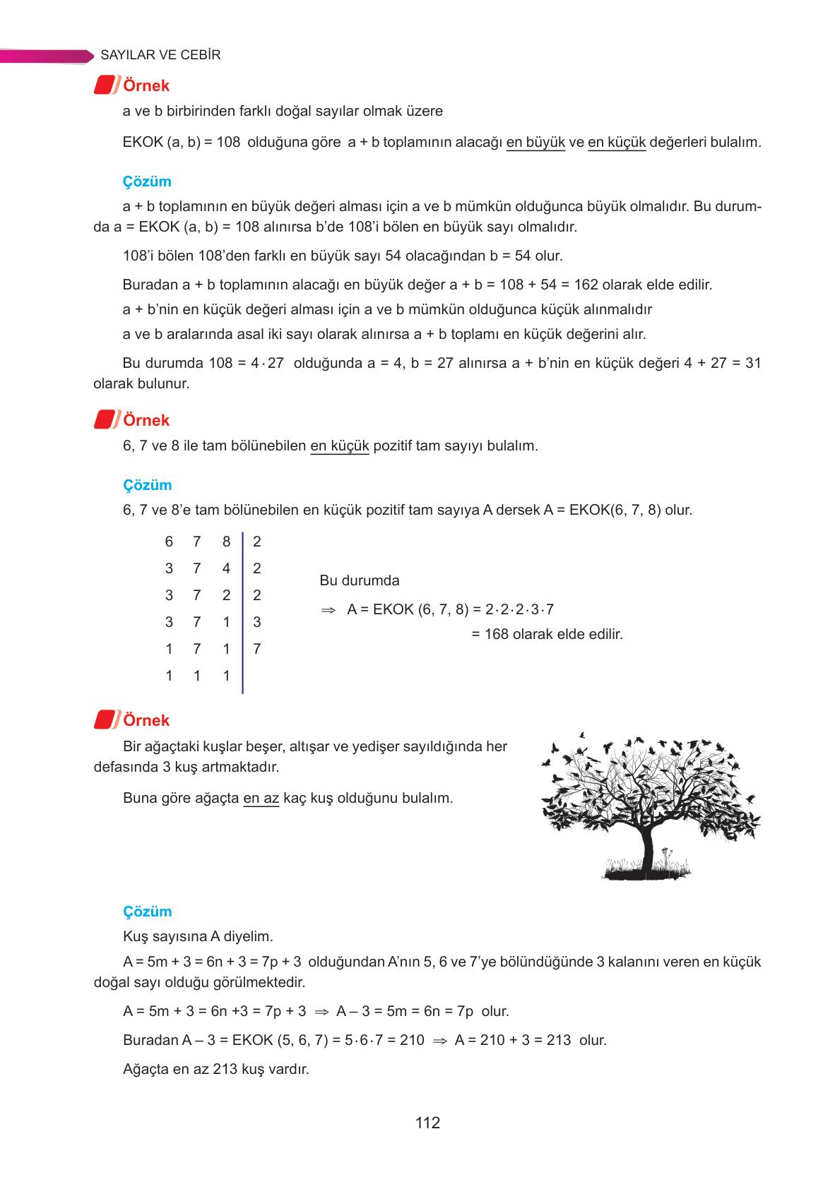 9. Sınıf Ata Yayınları Matematik Ders Kitabı Sayfa 112 Cevapları 9. Sınıf Ata Yayınları Matematik Ders Kitabı Sayfa 112 Cevapları