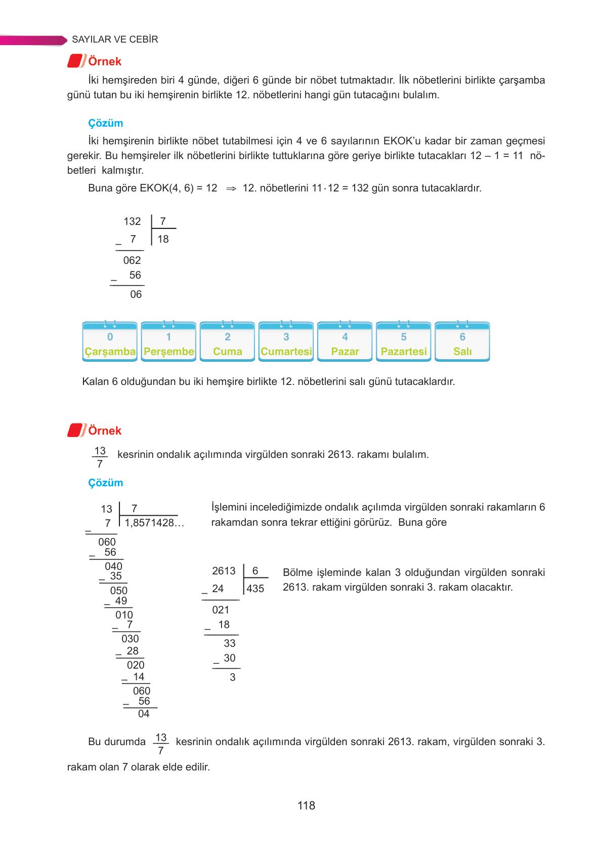9. Sınıf Ata Yayınları Matematik Ders Kitabı Sayfa 118 Cevapları 9. Sınıf Ata Yayınları Matematik Ders Kitabı Sayfa 118 Cevapları