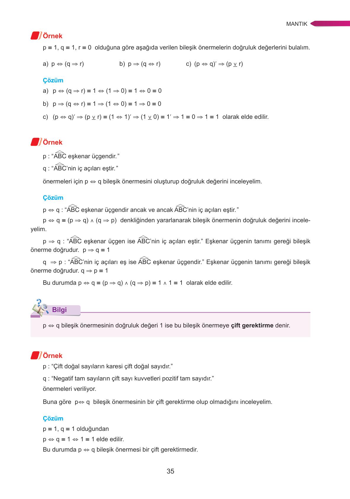 9. Sınıf Ata Yayınları Matematik Ders Kitabı Sayfa 35 Cevapları 9. Sınıf Ata Yayınları Matematik Ders Kitabı Sayfa 35 Cevapları