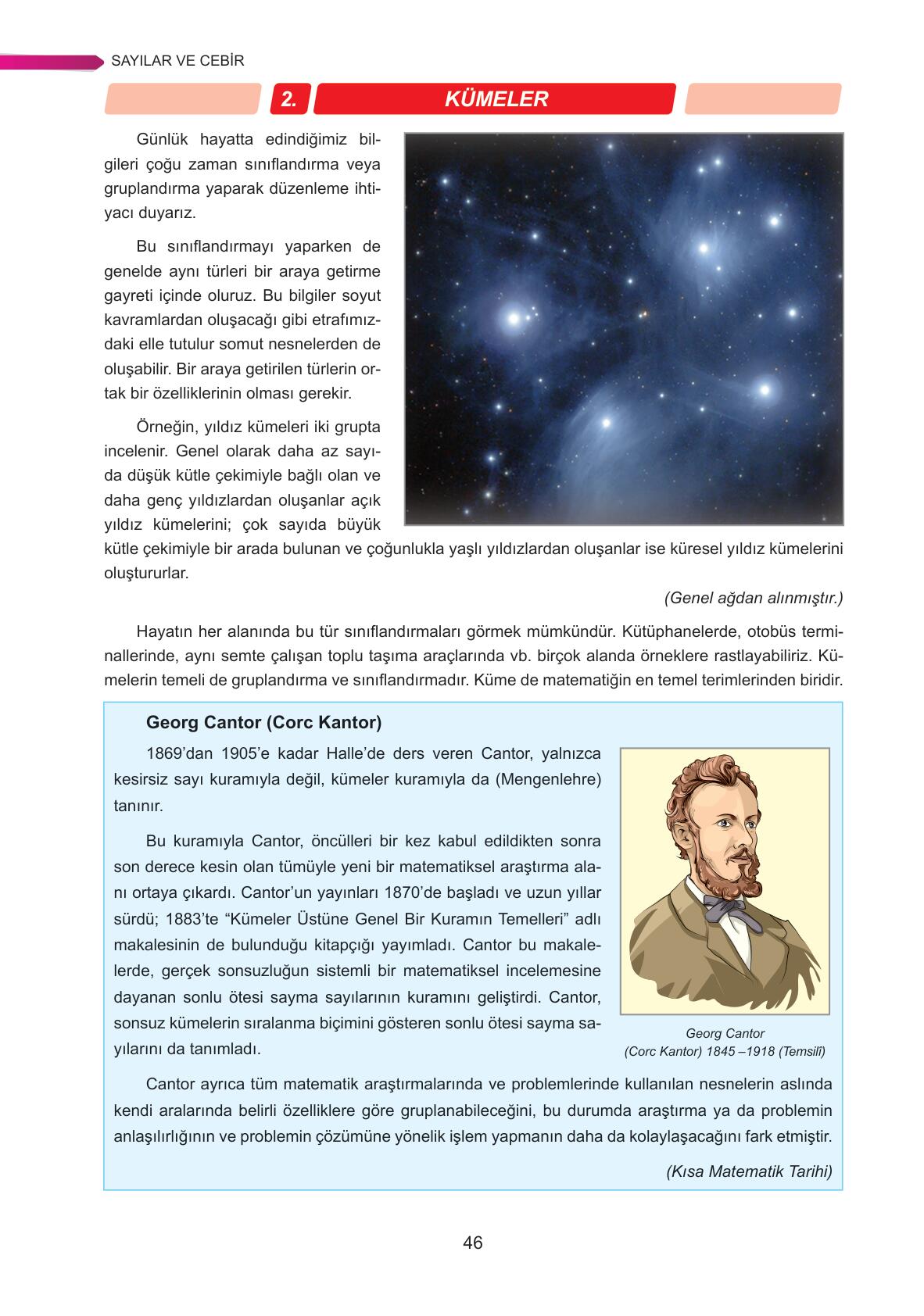 9. Sınıf Ata Yayınları Matematik Ders Kitabı Sayfa 46 Cevapları