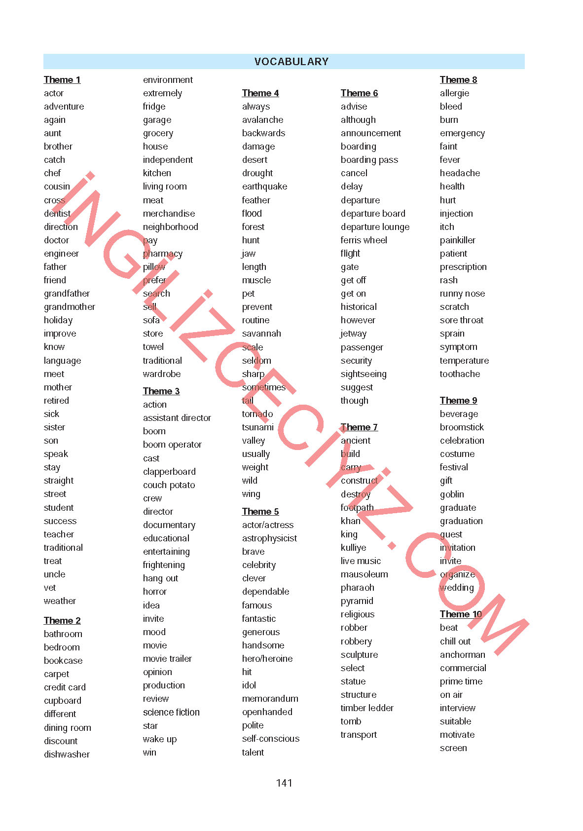 9. Sınıf Erkad Yayıncılık İngilizce Ders Kitabı Sayfa 141 Cevapları 9. Sınıf Erkad Yayıncılık İngilizce Ders Kitabı Sayfa 141 Cevapları