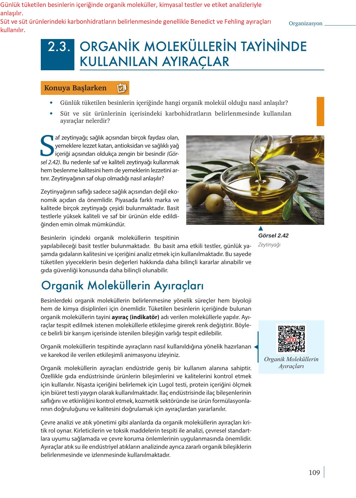 9. Sınıf Meb Yayınları Biyoloji Ders Kitabı Sayfa 109 Cevapları 9. Sınıf Meb Yayınları Biyoloji Ders Kitabı Sayfa 109 Cevapları