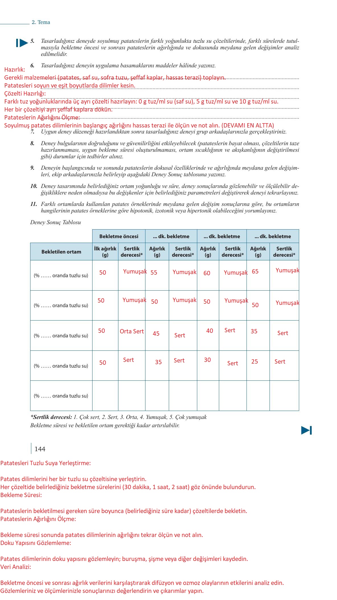 9. Sınıf Meb Yayınları Biyoloji Ders Kitabı Sayfa 144 Cevapları 9. Sınıf Meb Yayınları Biyoloji Ders Kitabı Sayfa 144 Cevapları