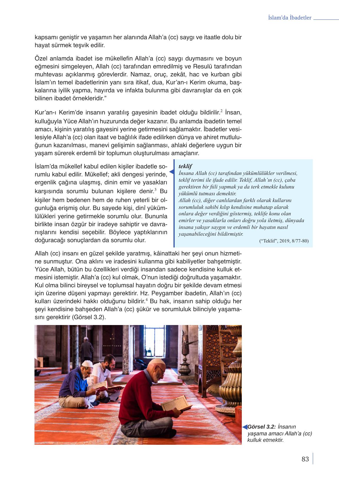9. Sınıf Meb Yayınları Din Kültürü Ve Ahlak Bilgisi Ders Kitabı Sayfa 83 Cevapları 9. Sınıf Meb Yayınları Din Kültürü Ve Ahlak Bilgisi Ders Kitabı Sayfa 83 Cevapları