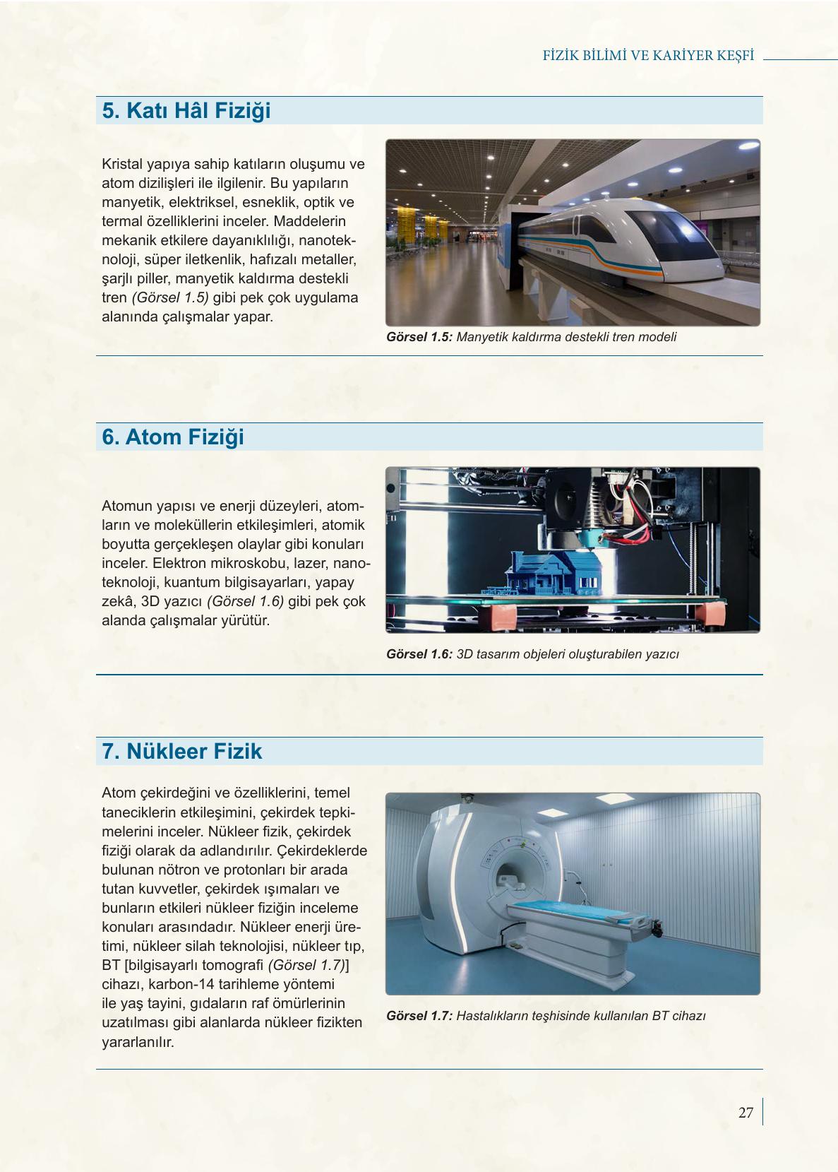 9. Sınıf Meb Yayınları Fizik Ders Kitabı Sayfa 27 Cevapları