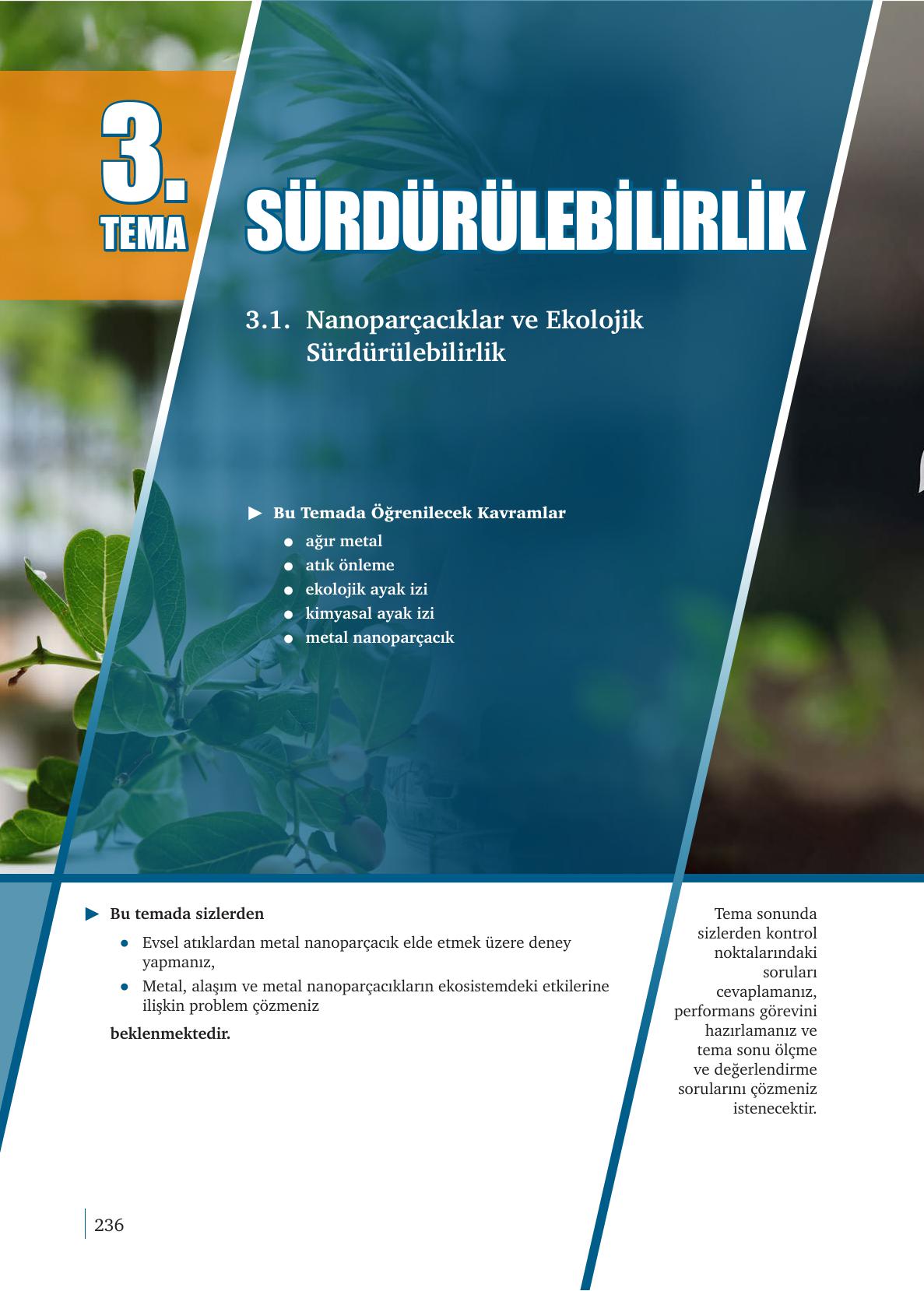 9. Sınıf Meb Yayınları Kimya Ders Kitabı Sayfa 236 Cevapları 9. Sınıf Meb Yayınları Kimya Ders Kitabı Sayfa 236 Cevapları