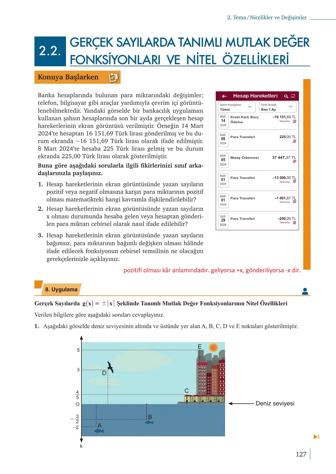 9. Sınıf Meb Yayınları Matematik Ders Kitabı Sayfa 127 Cevapları 9. Sınıf Meb Yayınları Matematik Ders Kitabı Sayfa 127 Cevapları