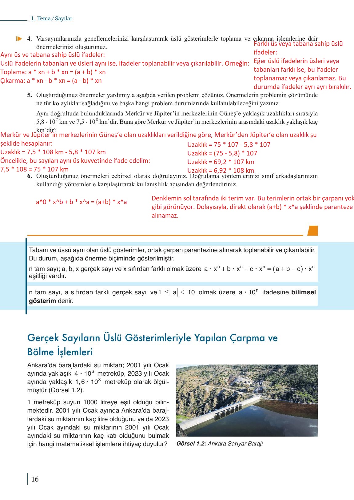 9. Sınıf Meb Yayınları Matematik Ders Kitabı Sayfa 16 Cevapları 9. Sınıf Meb Yayınları Matematik Ders Kitabı Sayfa 16 Cevapları