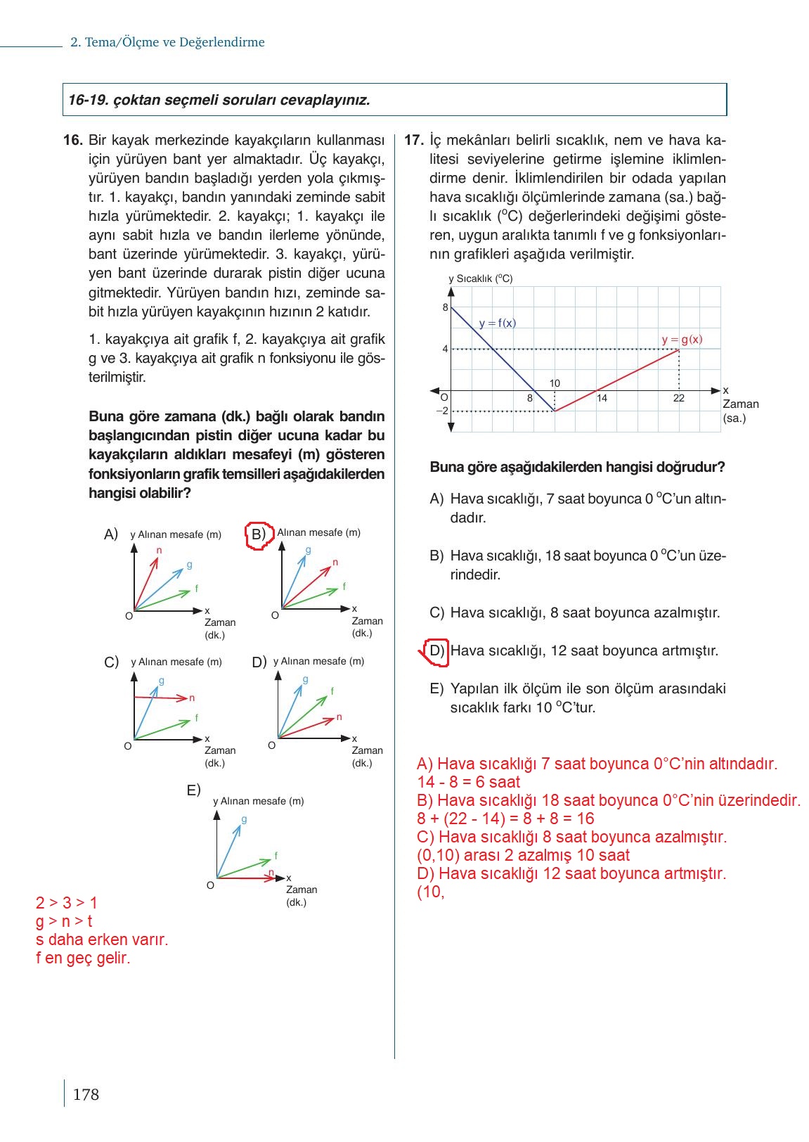 9. Sınıf Meb Yayınları Matematik Ders Kitabı Sayfa 178 Cevapları