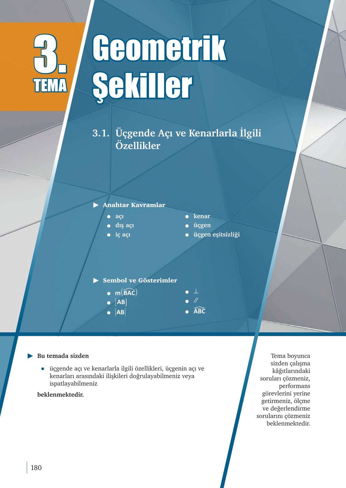 9. Sınıf Meb Yayınları Matematik Ders Kitabı Sayfa 180 Cevapları 9. Sınıf Meb Yayınları Matematik Ders Kitabı Sayfa 180 Cevapları