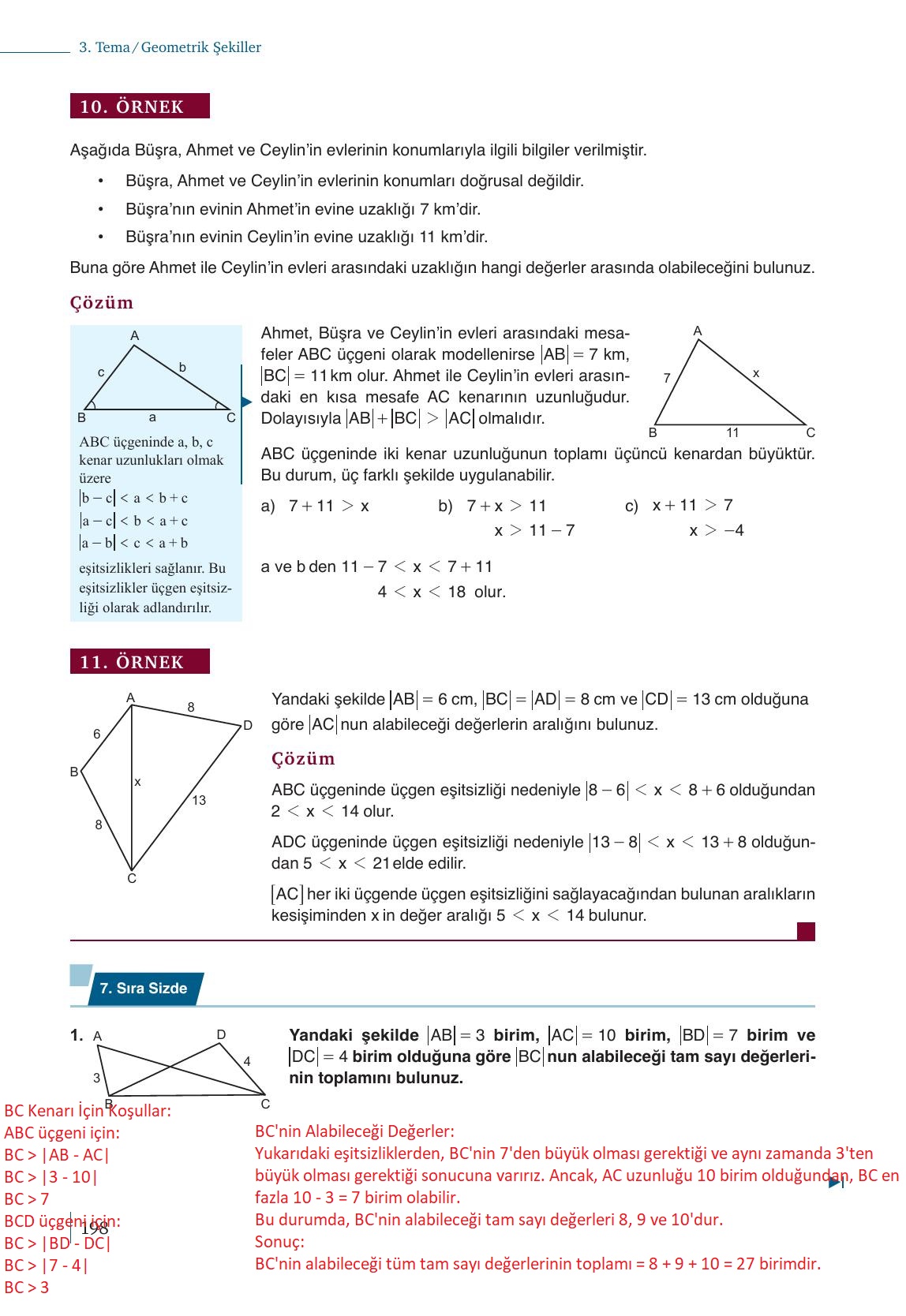 9. Sınıf Meb Yayınları Matematik Ders Kitabı Sayfa 198 Cevapları 9. Sınıf Meb Yayınları Matematik Ders Kitabı Sayfa 198 Cevapları
