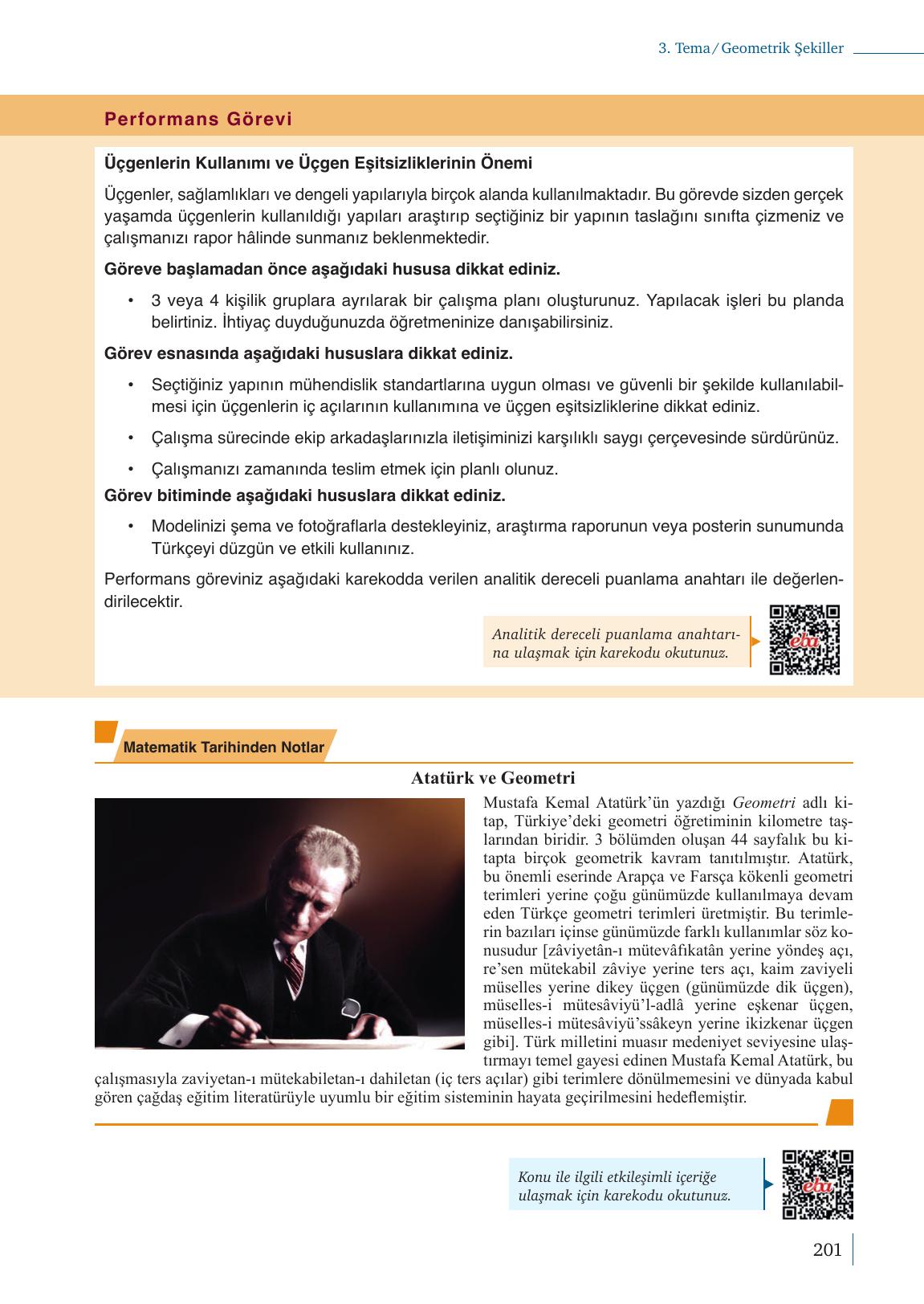 9. Sınıf Meb Yayınları Matematik Ders Kitabı Sayfa 201 Cevapları 9. Sınıf Meb Yayınları Matematik Ders Kitabı Sayfa 201 Cevapları