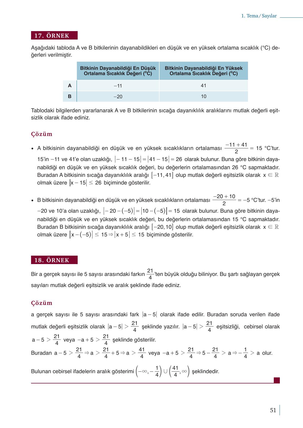 9. Sınıf Meb Yayınları Matematik Ders Kitabı Sayfa 51 Cevapları