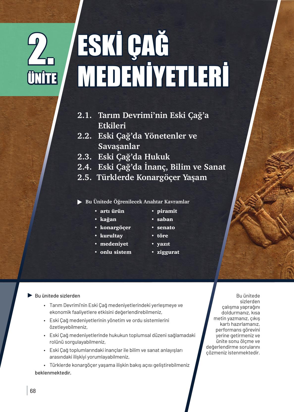 9. Sınıf Meb Yayınları Tarih Ders Kitabı Sayfa 68 Cevapları 9. Sınıf Meb Yayınları Tarih Ders Kitabı Sayfa 68 Cevapları