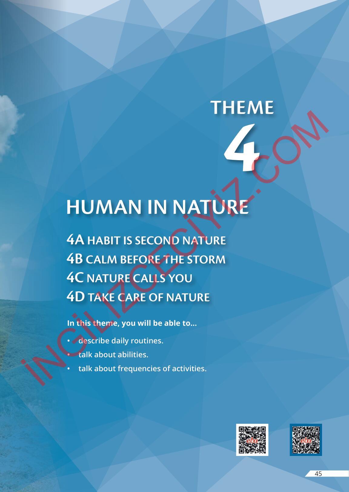 9. Sınıf Meb Yayınları Uplift İngilizce Ders Kitabı Sayfa 45 Cevapları