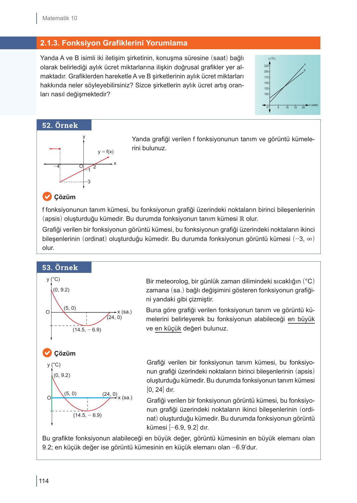 10. Sınıf Meb Yayınları Matematik Ders Kitabı Sayfa 114 Cevapları
