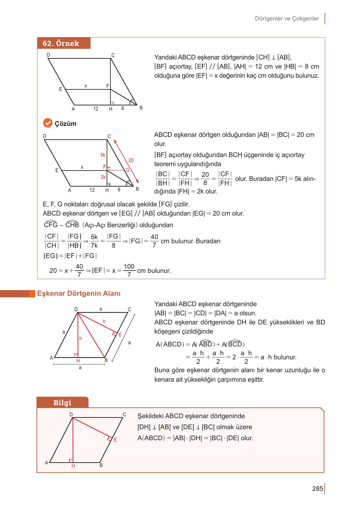 10. Sınıf Meb Yayınları Matematik Ders Kitabı Sayfa 285 Cevapları 10. Sınıf Meb Yayınları Matematik Ders Kitabı Sayfa 285 Cevapları