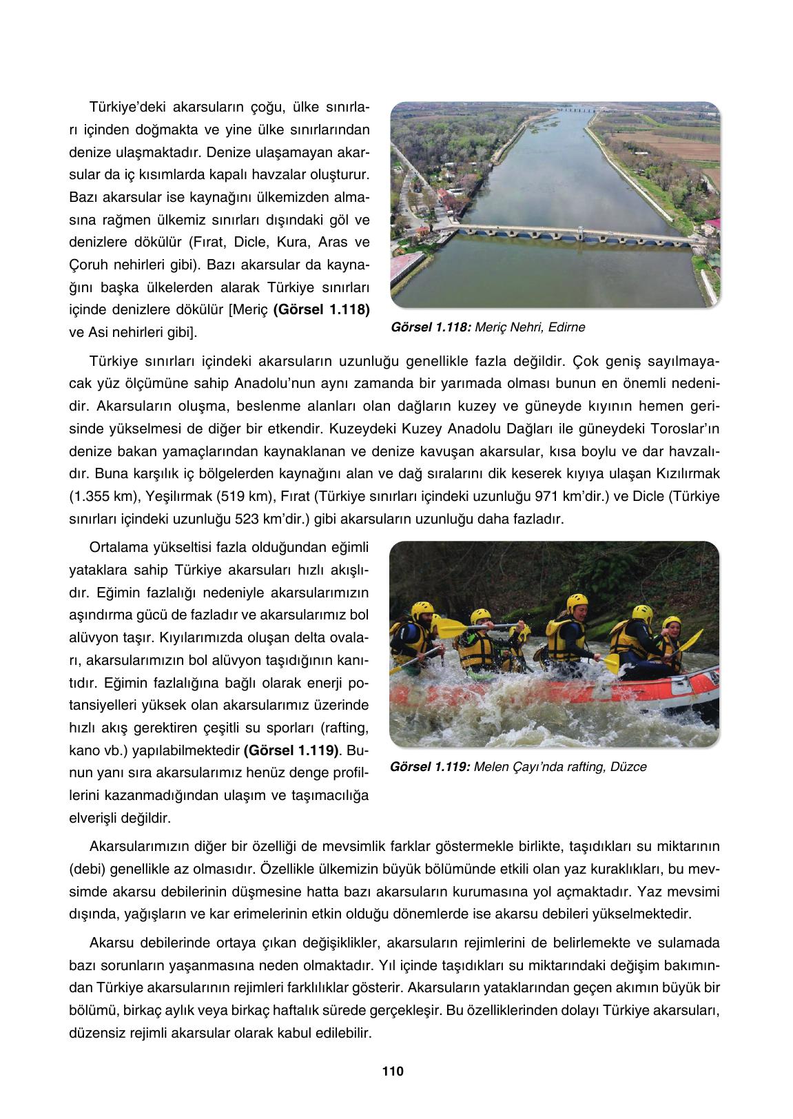 10. Sınıf Tutku Yayıncılık Coğrafya Ders Kitabı Sayfa 110 Cevapları