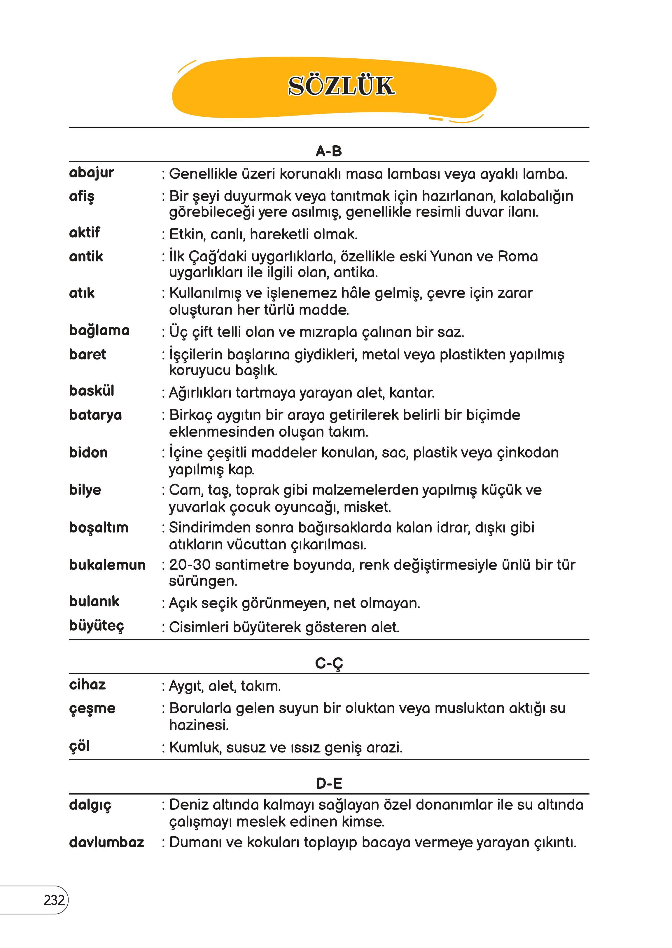 3. Sınıf Meb Yayınları Fen Bilimleri Ders Kitabı Sayfa 232 Cevapları 3. Sınıf Meb Yayınları Fen Bilimleri Ders Kitabı Sayfa 232 Cevapları