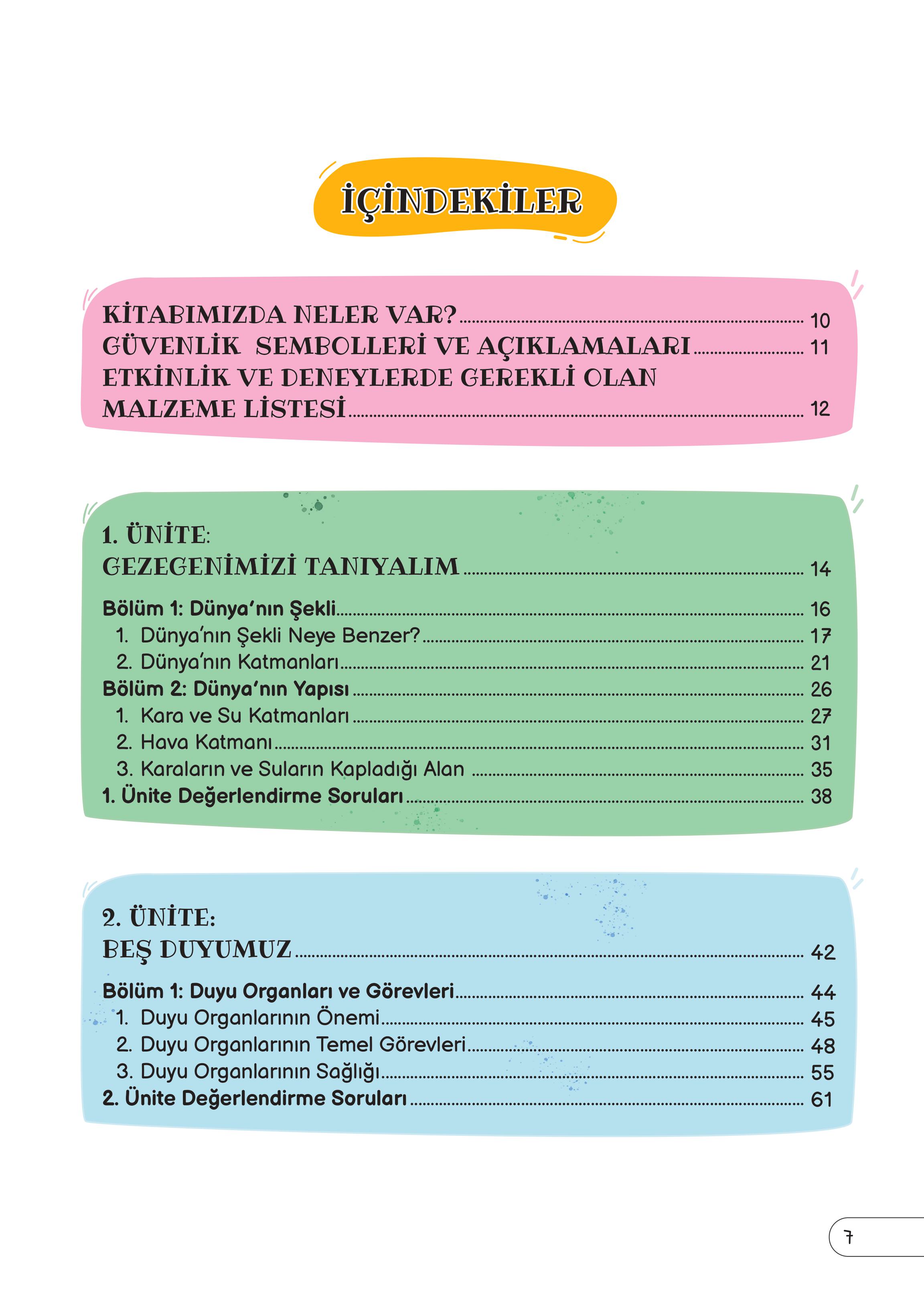 3. Sınıf Meb Yayınları Fen Bilimleri Ders Kitabı Sayfa 7 Cevapları 3. Sınıf Meb Yayınları Fen Bilimleri Ders Kitabı Sayfa 7 Cevapları
