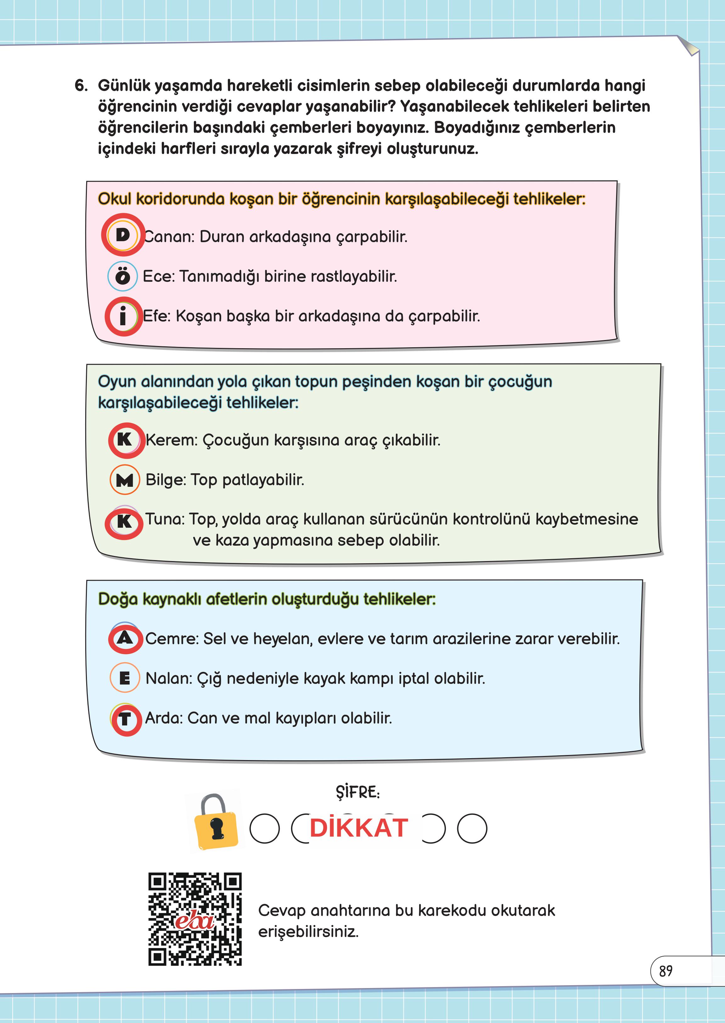 3. Sınıf Meb Yayınları Fen Bilimleri Ders Kitabı Sayfa 89 Cevapları 3. Sınıf Meb Yayınları Fen Bilimleri Ders Kitabı Sayfa 89 Cevapları