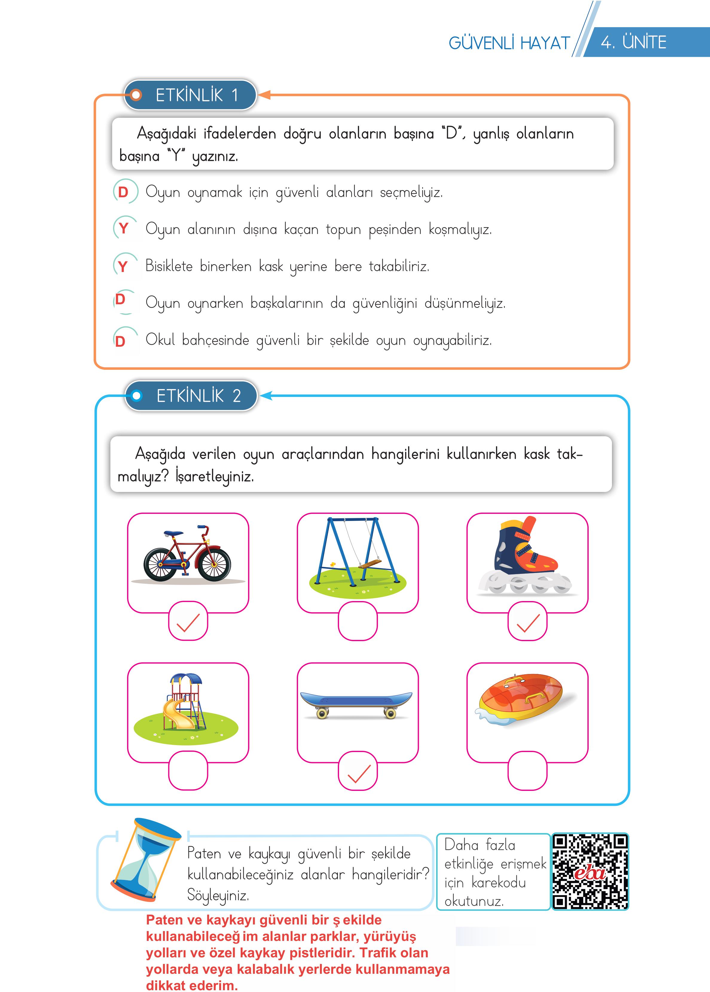 3. Sınıf Meb Yayınları Hayat Bilgisi Ders Kitabı Sayfa 139 Cevapları