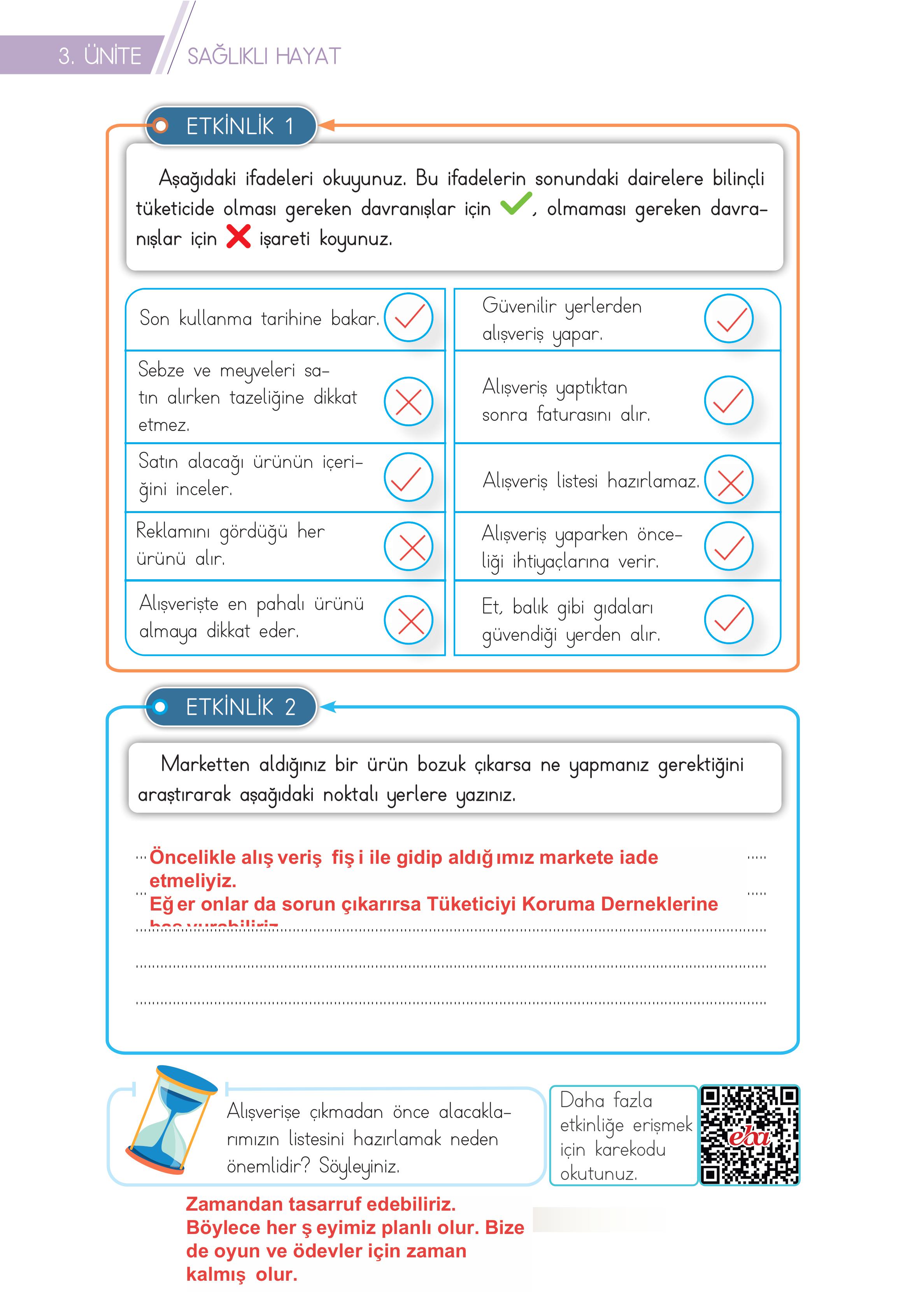 3. Sınıf Meb Yayınları Hayat Bilgisi Ders Kitabı Sayfa 98 Cevapları 3. Sınıf Meb Yayınları Hayat Bilgisi Ders Kitabı Sayfa 98 Cevapları