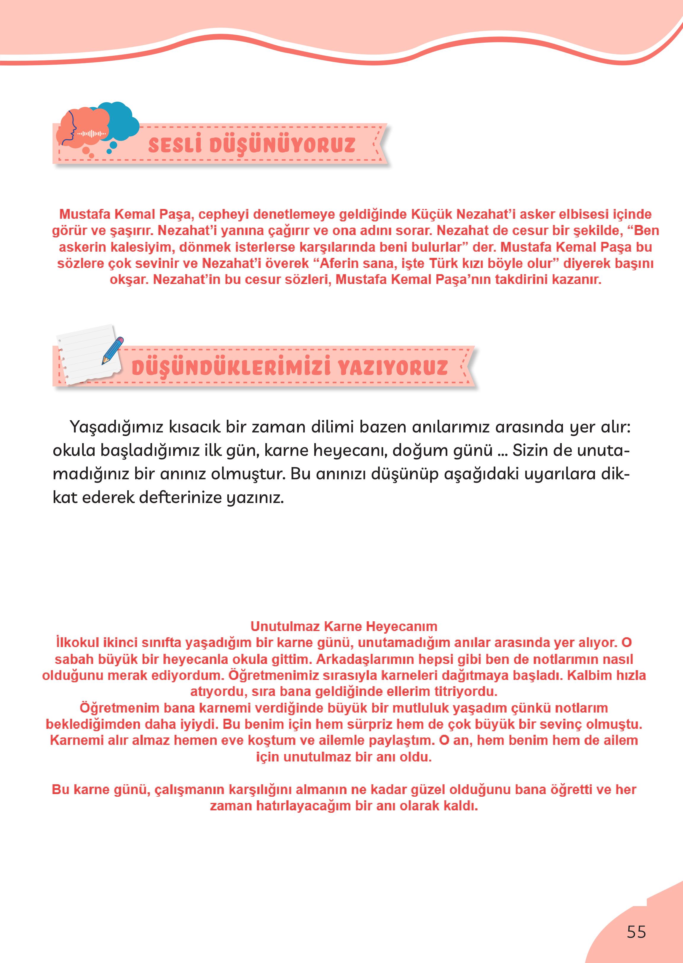 3. Sınıf Meb Yayınları Türkçe Ders Kitabı Sayfa 55 Cevapları 3. Sınıf Meb Yayınları Türkçe Ders Kitabı Sayfa 55 Cevapları