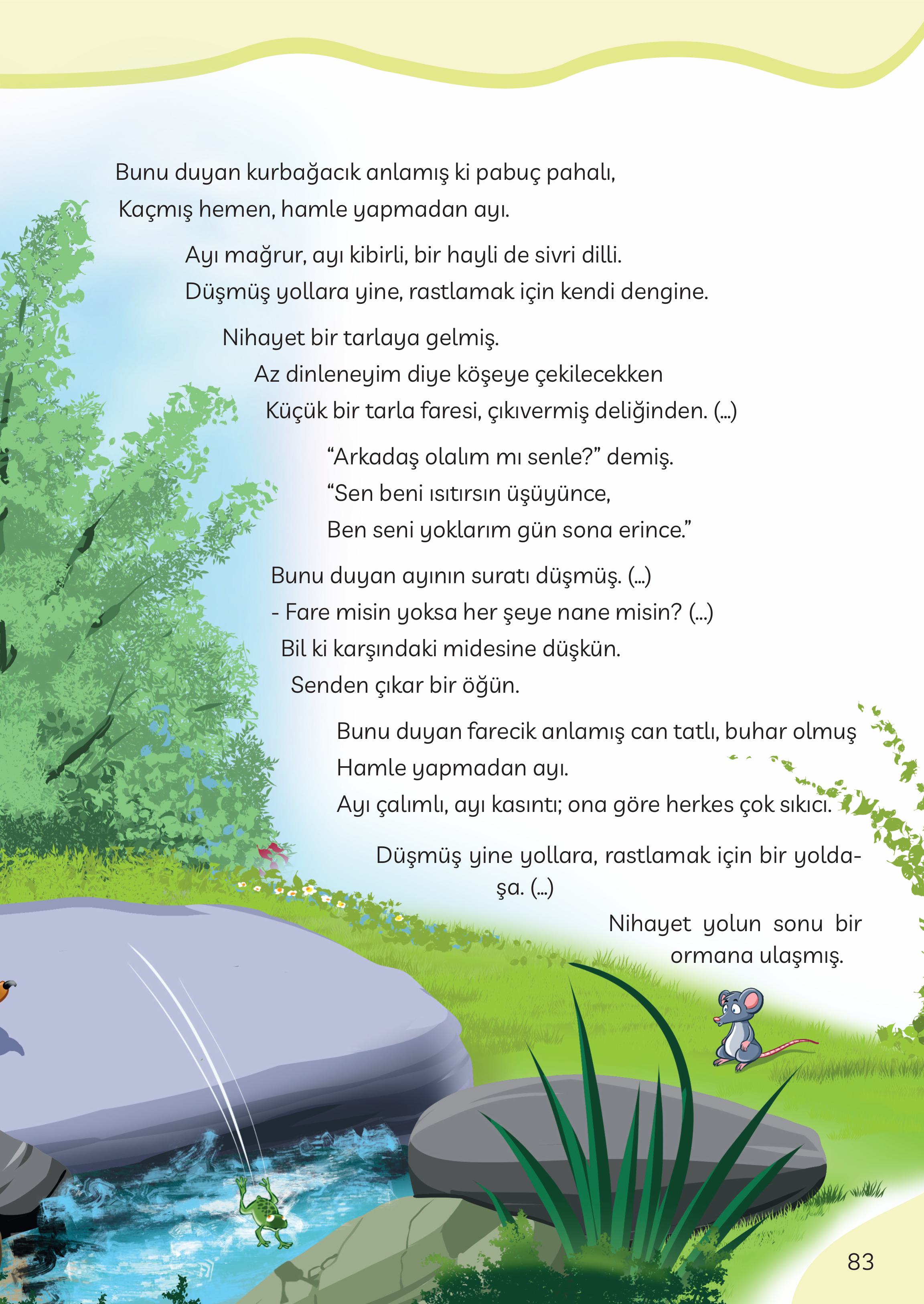 3. Sınıf Meb Yayınları Türkçe Ders Kitabı Sayfa 83 Cevapları