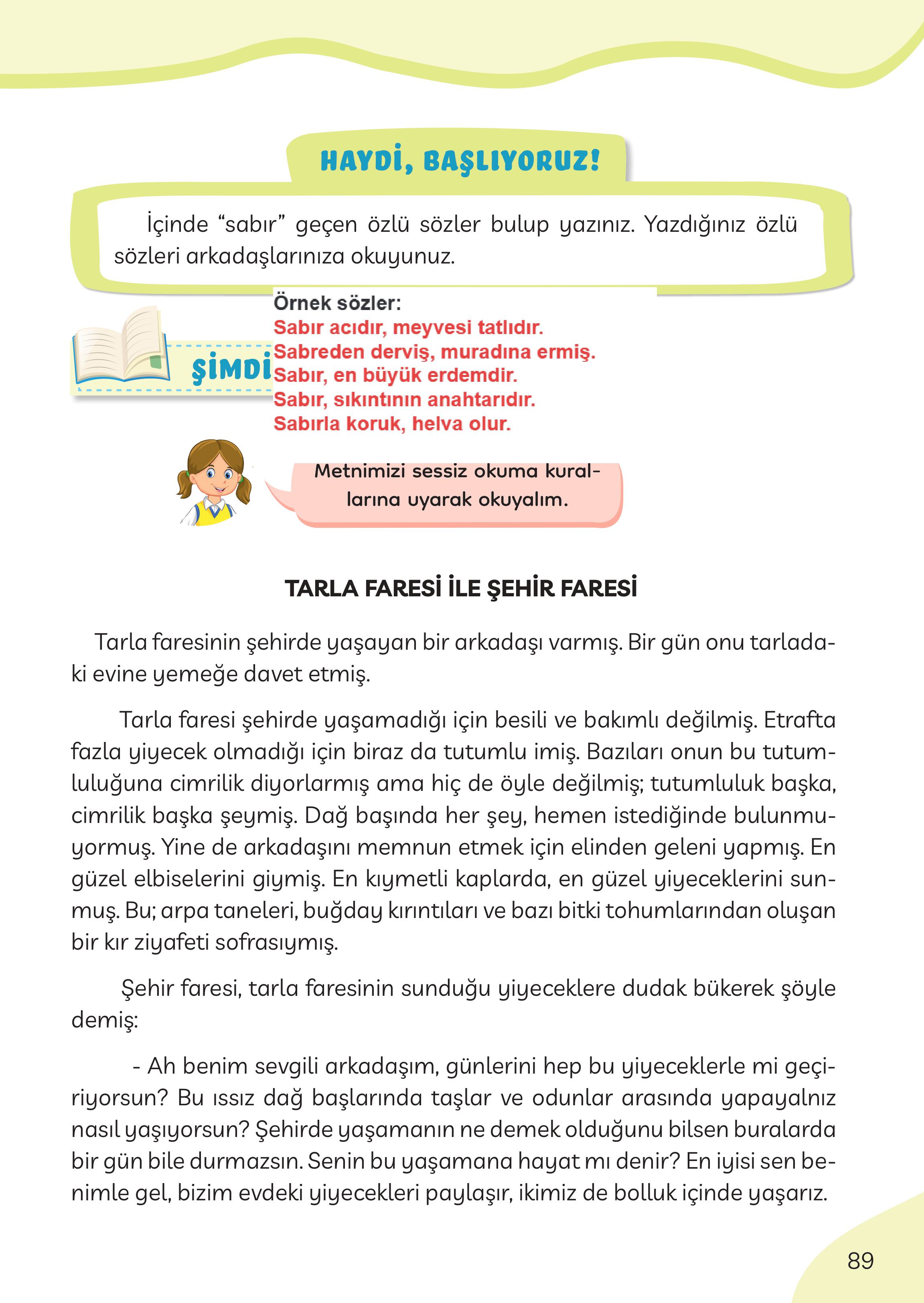 3. Sınıf Meb Yayınları Türkçe Ders Kitabı Sayfa 89 Cevapları 3. Sınıf Meb Yayınları Türkçe Ders Kitabı Sayfa 89 Cevapları