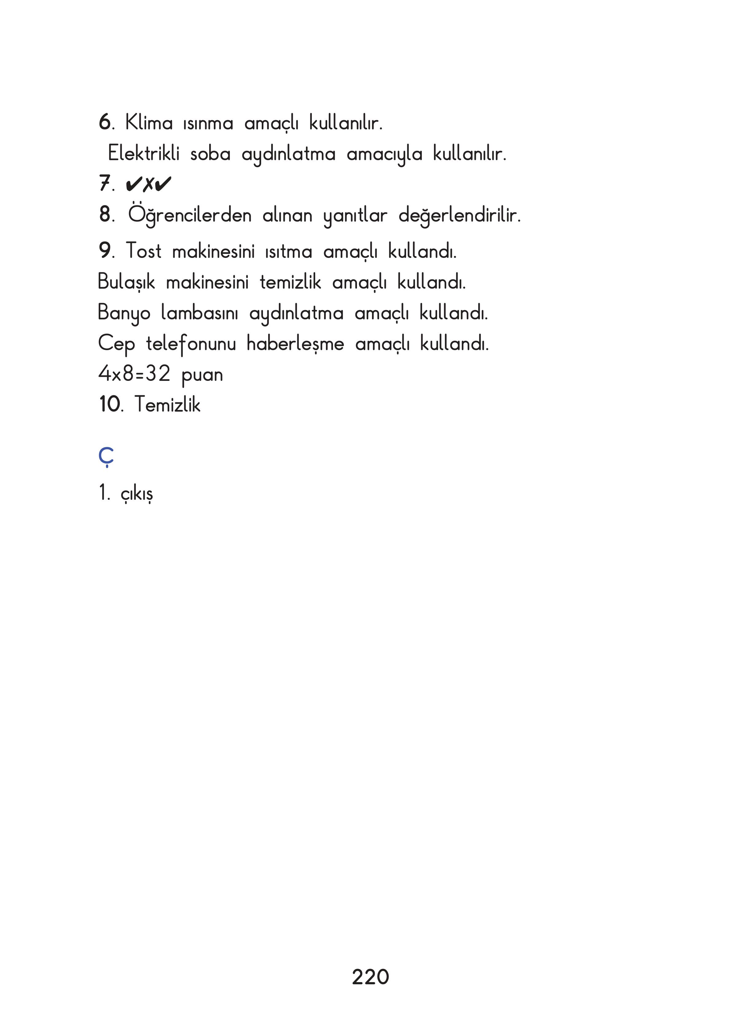 3. Sınıf Sdr Dikey Yayıncılık Fen Bilimleri Ders Kitabı Sayfa 220 Cevapları 3. Sınıf Sdr Dikey Yayıncılık Fen Bilimleri Ders Kitabı Sayfa 220 Cevapları