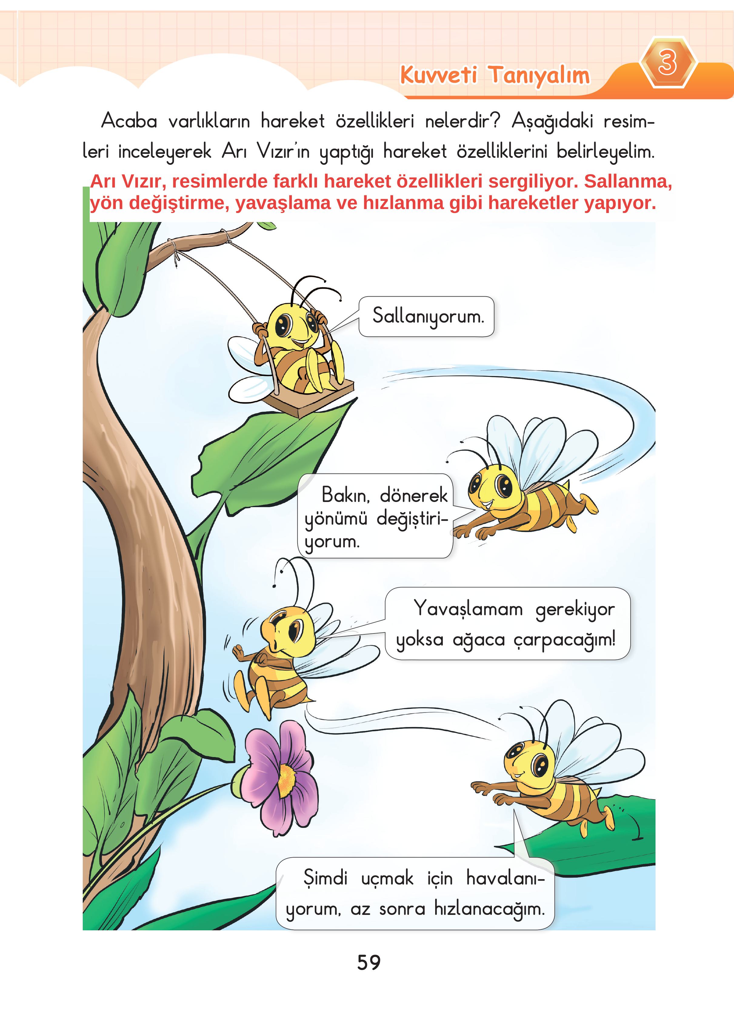 3. Sınıf Sdr Dikey Yayıncılık Fen Bilimleri Ders Kitabı Sayfa 59 Cevapları