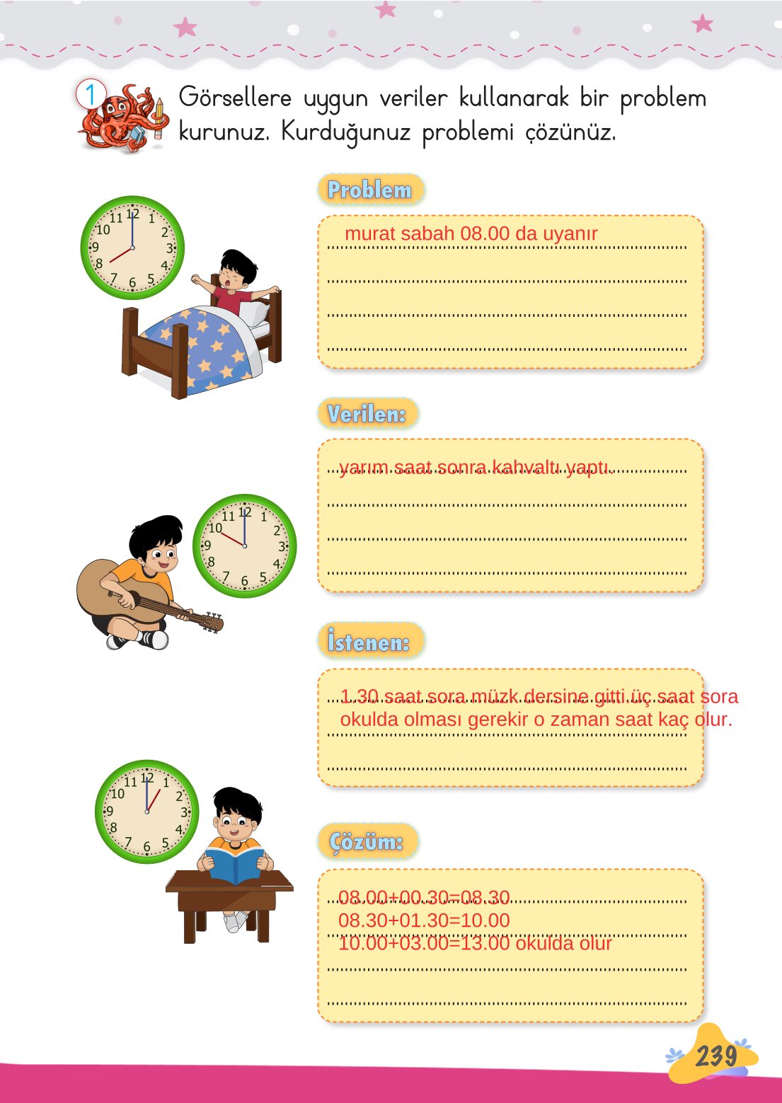 2. Sınıf Meb Yayınları Matematik Ders Kitabı Sayfa 240 Cevapları
