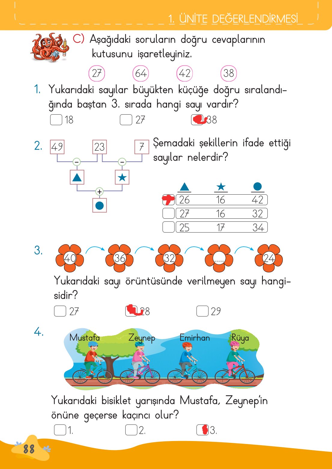 2. Sınıf Meb Yayınları Matematik Ders Kitabı Sayfa 89 Cevapları