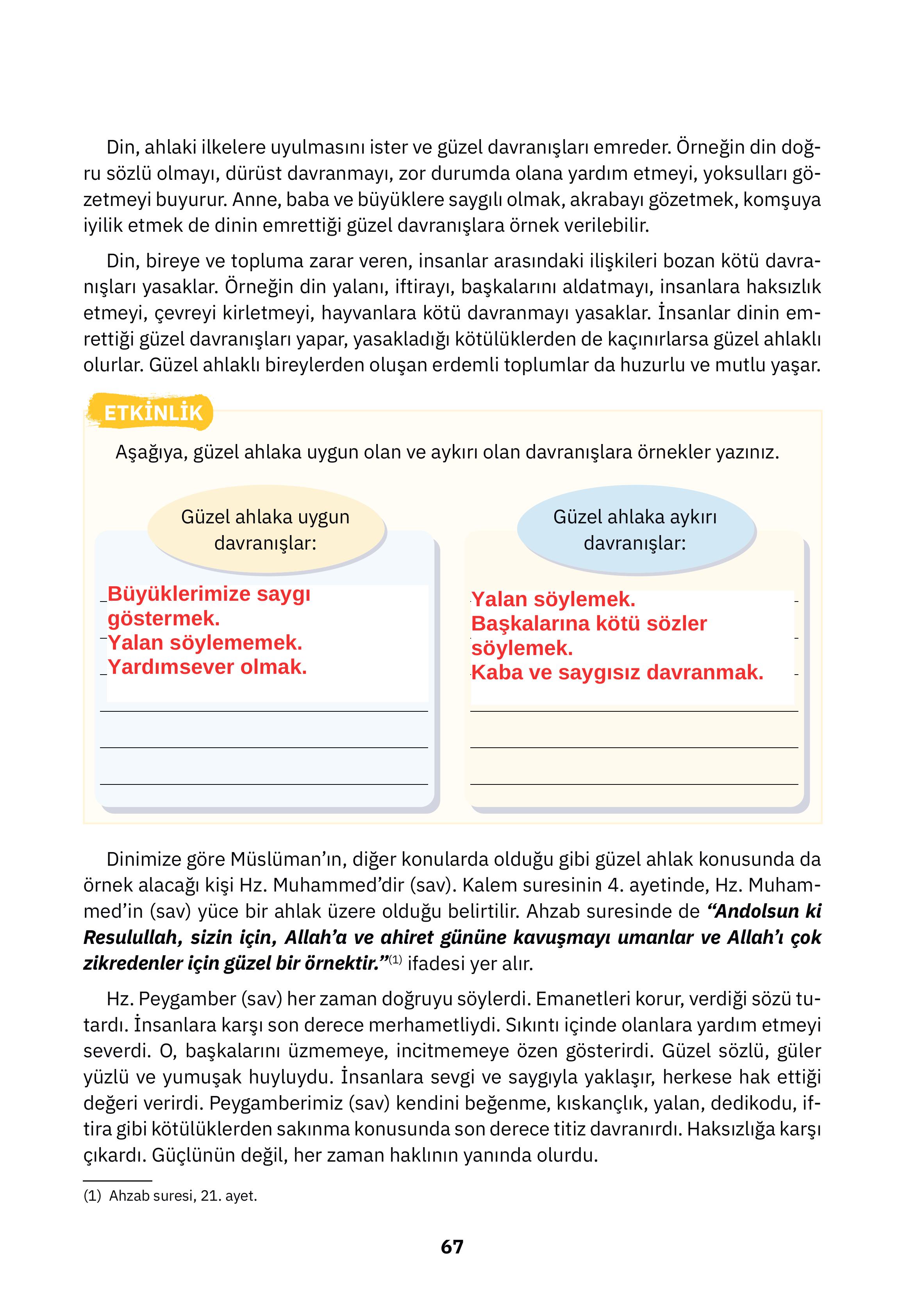 4. Sınıf Sdr Dikey Yayıncılık Din Kültürü Ve Ahlak Bilgisi Ders Kitabı Sayfa 67 Cevapları 4. Sınıf Sdr Dikey Yayıncılık Din Kültürü Ve Ahlak Bilgisi Ders Kitabı Sayfa 67 Cevapları