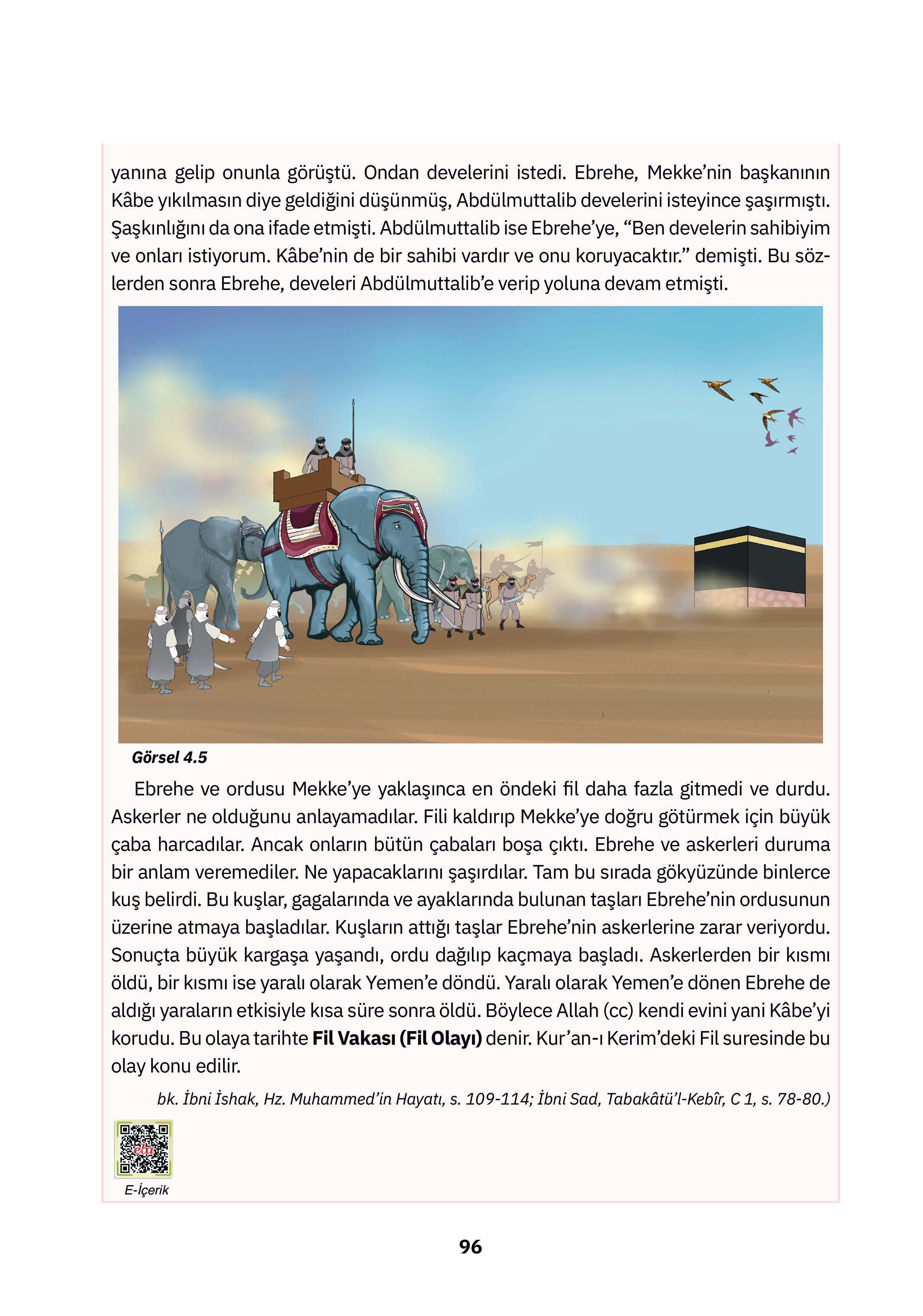 4. Sınıf Sdr Dikey Yayıncılık Din Kültürü Ve Ahlak Bilgisi Ders Kitabı Sayfa 96 Cevapları