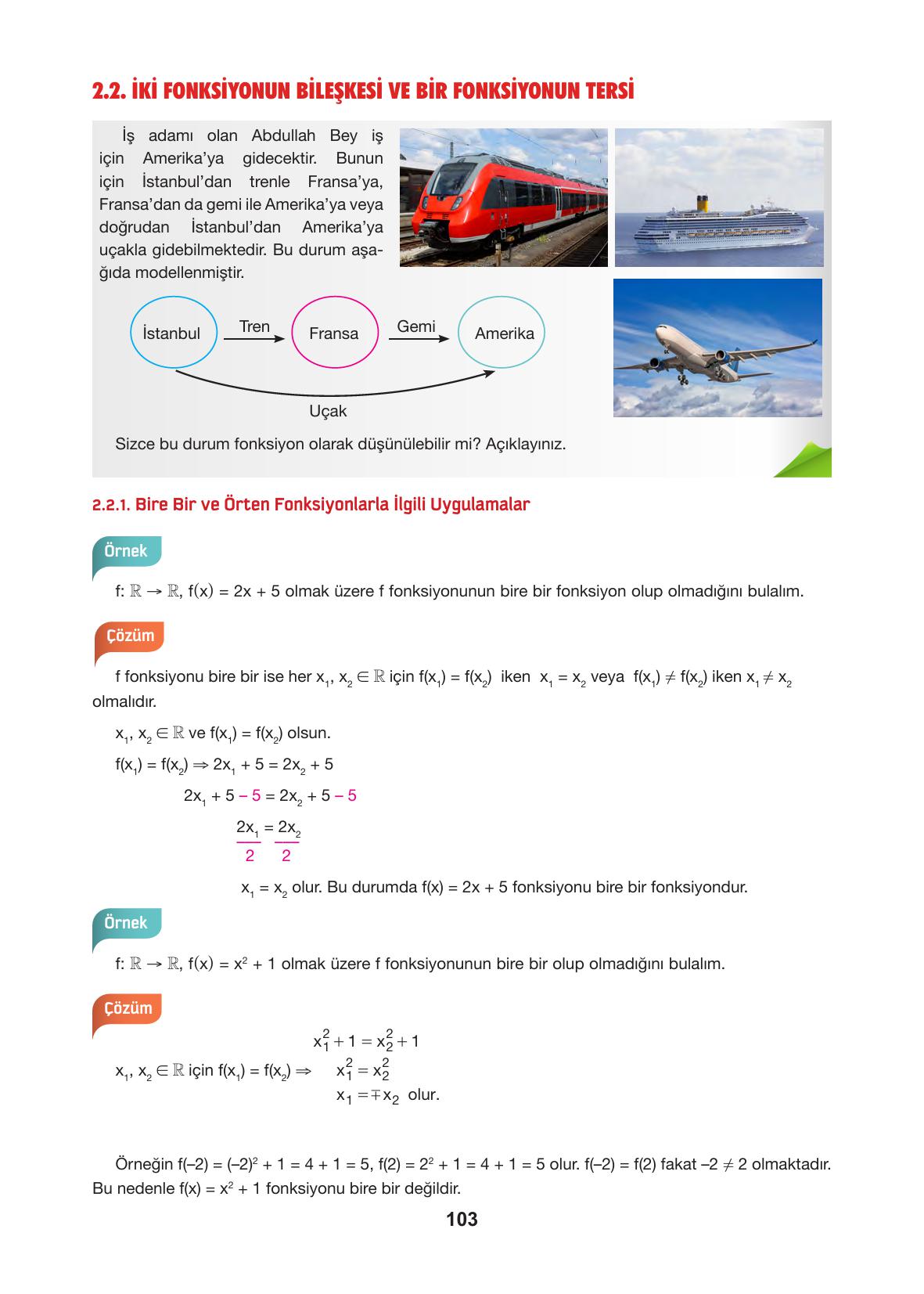 10. Sınıf Hecce Yayıncılık Matematik Ders Kitabı Sayfa 103 Cevapları