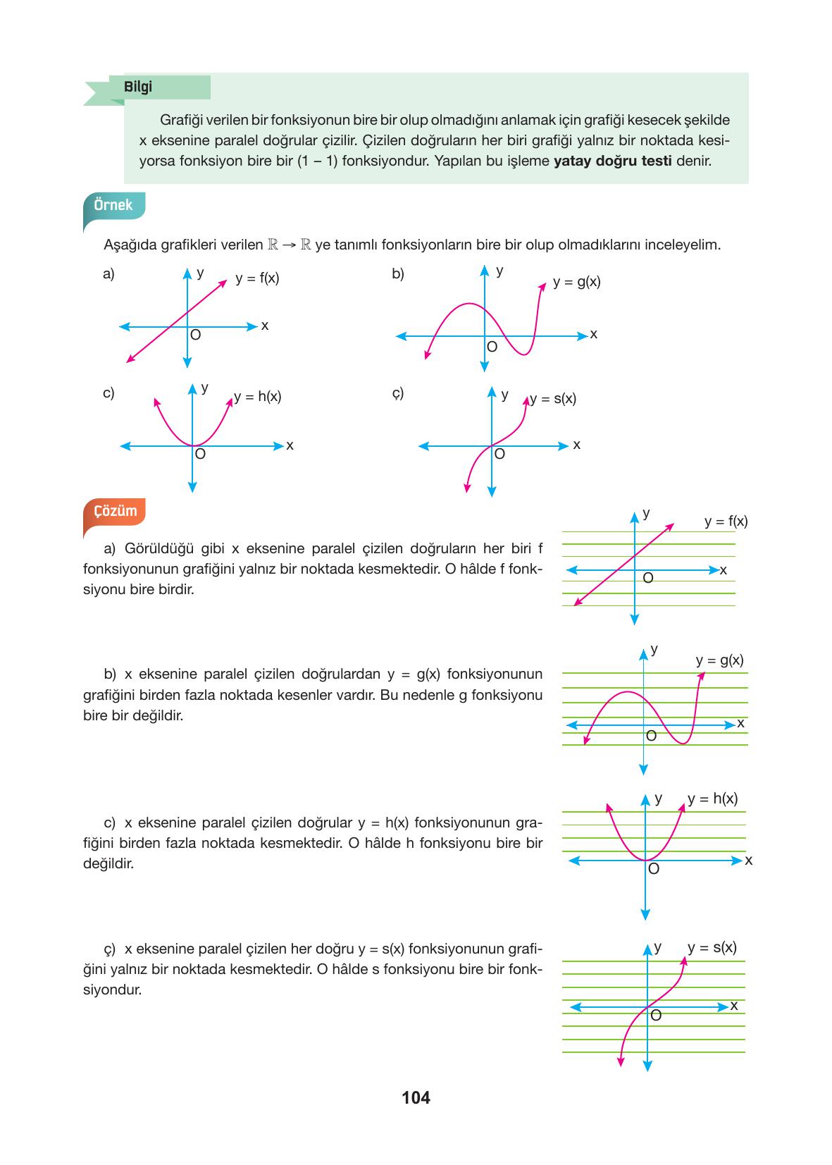 10. Sınıf Hecce Yayıncılık Matematik Ders Kitabı Sayfa 104 Cevapları