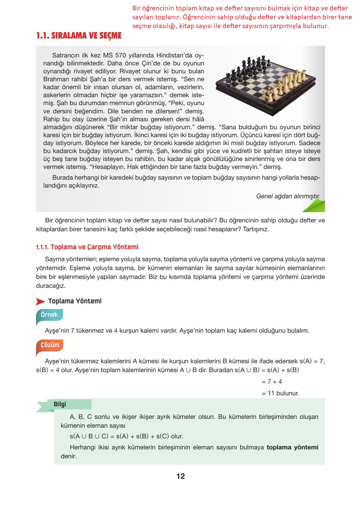 10. Sınıf Hecce Yayıncılık Matematik Ders Kitabı Sayfa 12 Cevapları 10. Sınıf Hecce Yayıncılık Matematik Ders Kitabı Sayfa 12 Cevapları
