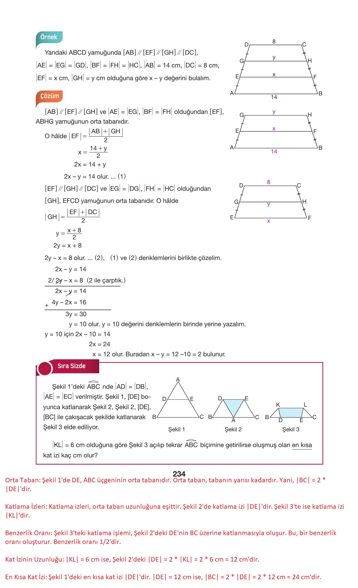 10. Sınıf Hecce Yayıncılık Matematik Ders Kitabı Sayfa 234 Cevapları