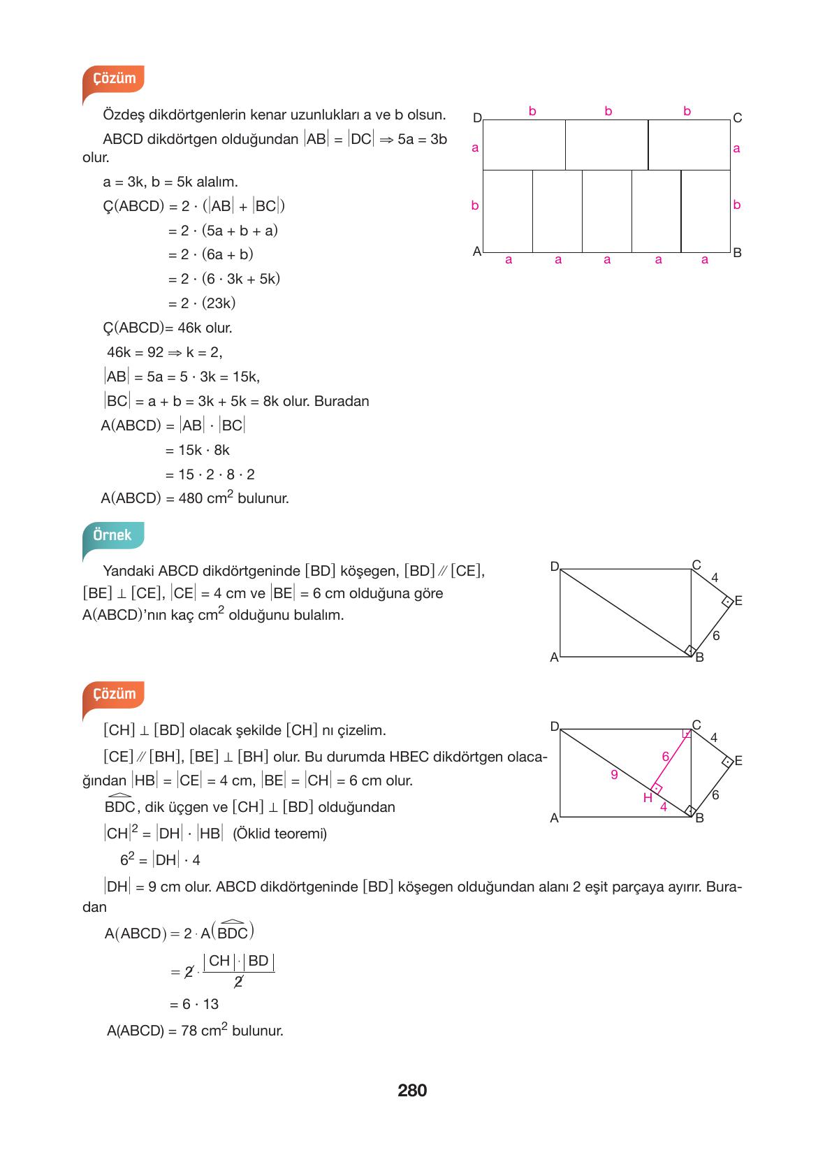 10. Sınıf Hecce Yayıncılık Matematik Ders Kitabı Sayfa 280 Cevapları