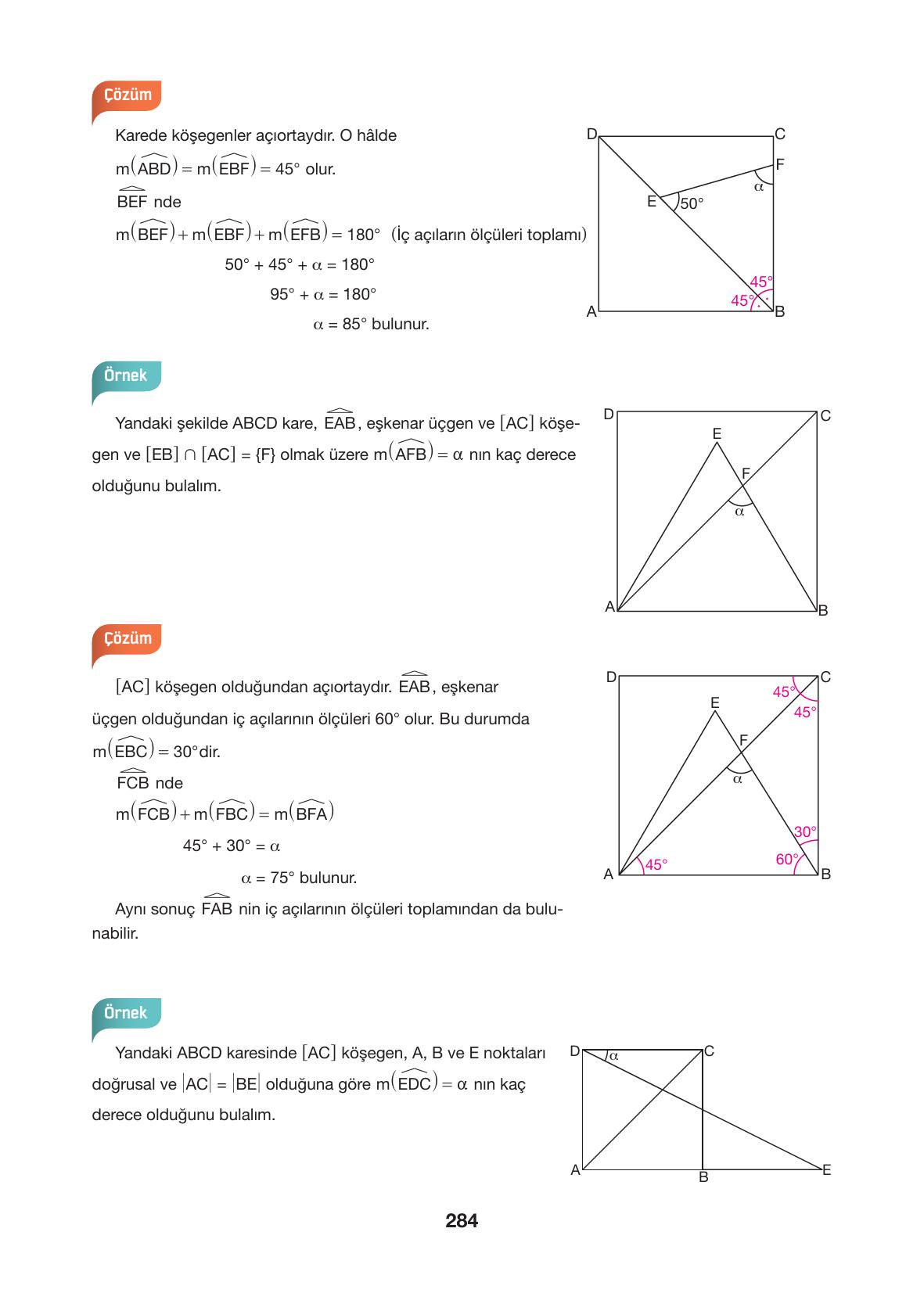 10. Sınıf Hecce Yayıncılık Matematik Ders Kitabı Sayfa 284 Cevapları