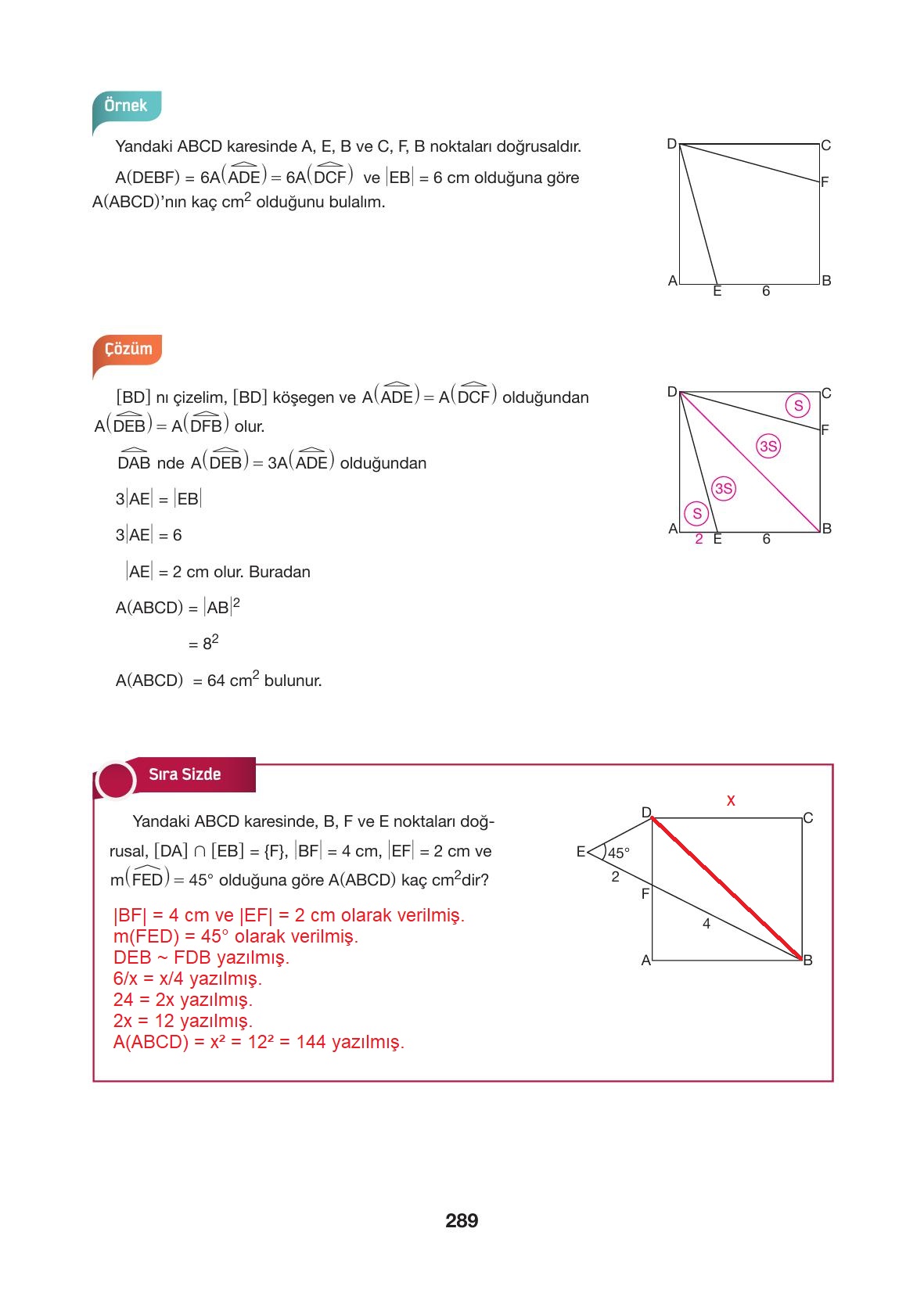 10. Sınıf Hecce Yayıncılık Matematik Ders Kitabı Sayfa 289 Cevapları