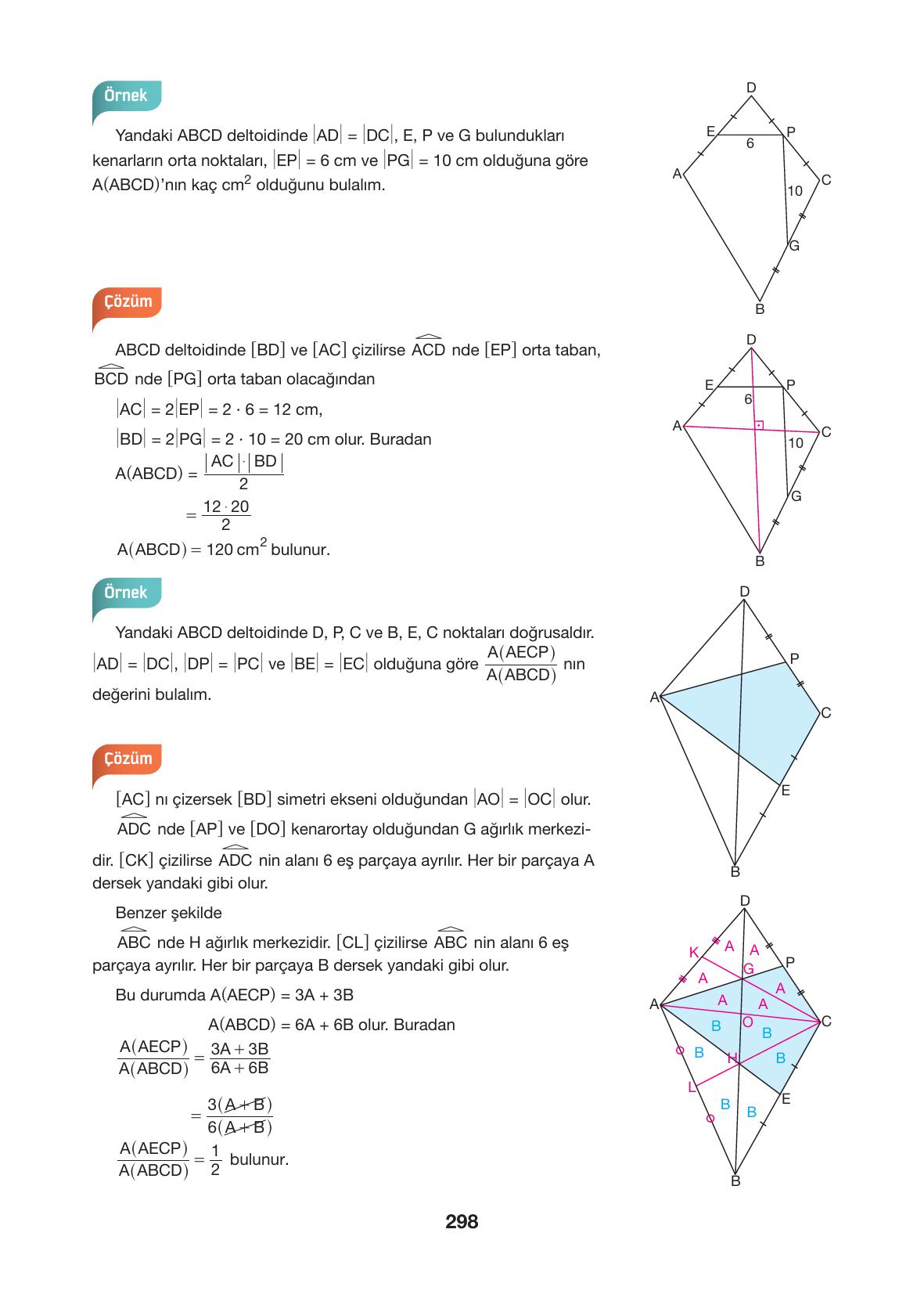 10. Sınıf Hecce Yayıncılık Matematik Ders Kitabı Sayfa 298 Cevapları