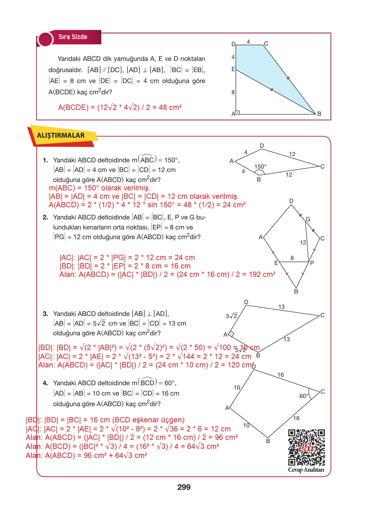 10. Sınıf Hecce Yayıncılık Matematik Ders Kitabı Sayfa 299 Cevapları