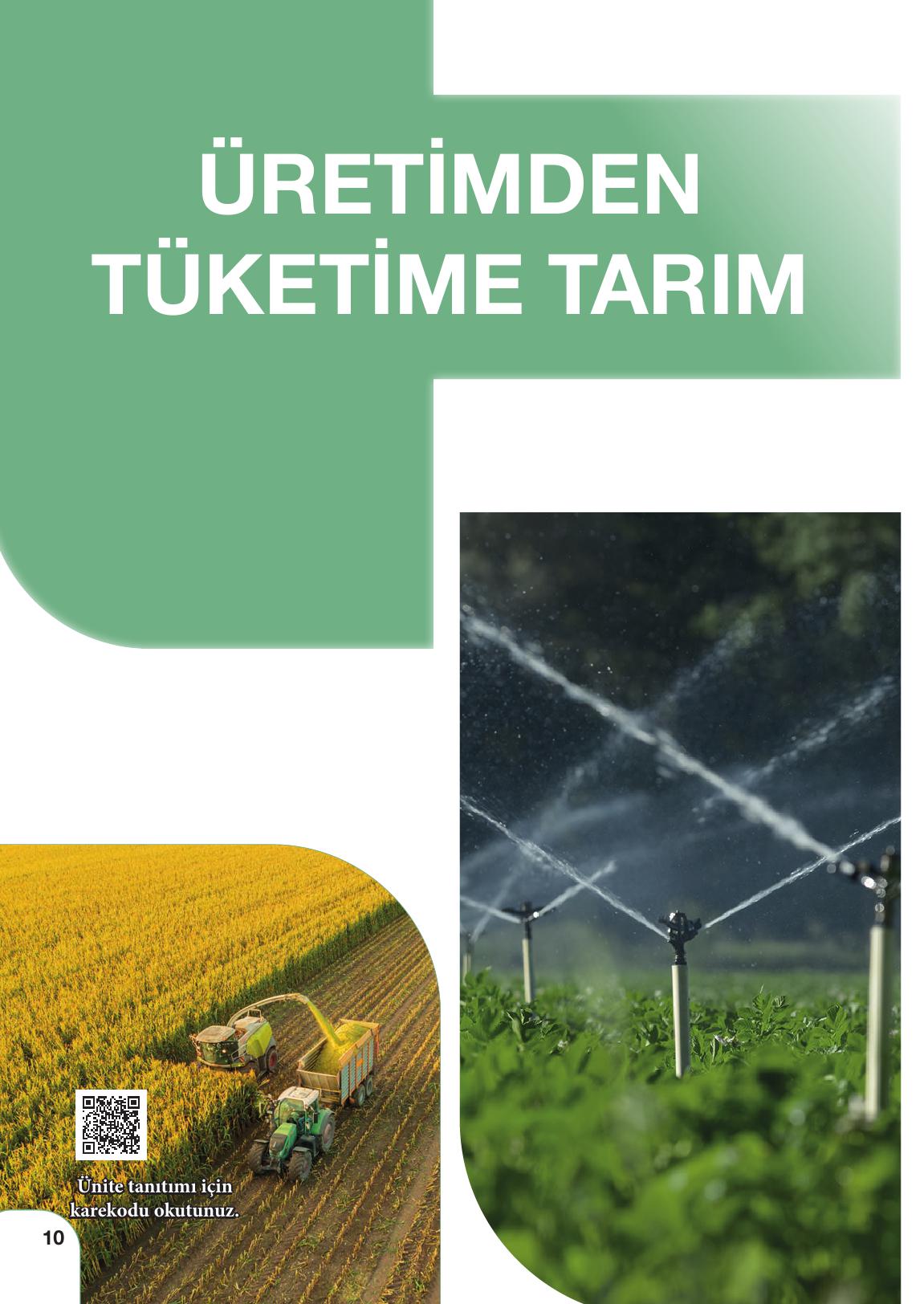 10. Sınıf Meb Yayınları Sürdürülebilir Tarım Ve Gıda Güvenliği Ders Kitabı Sayfa 10 Cevapları